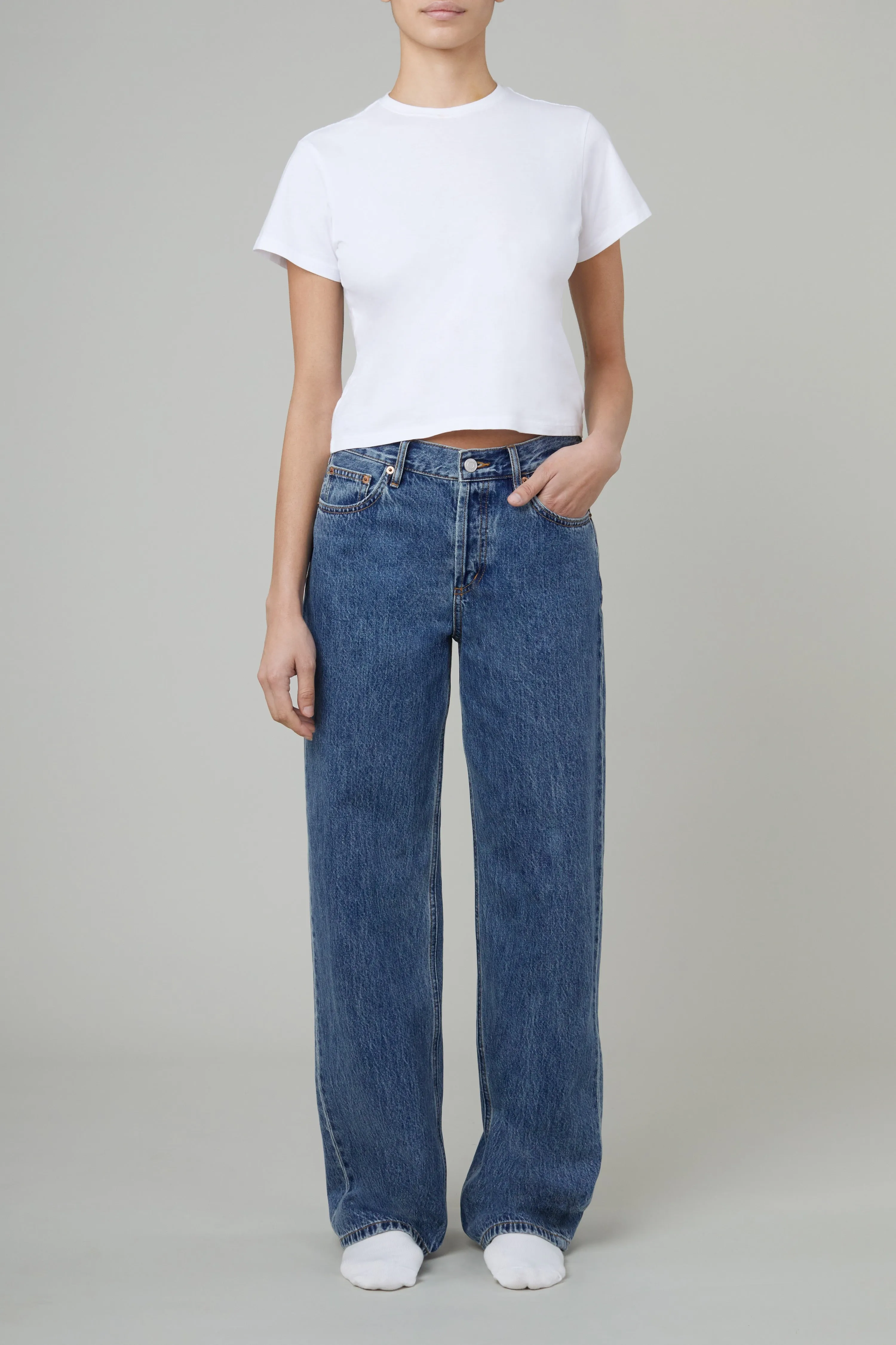 Everyday Jean in Classic Blue sold by Still Here