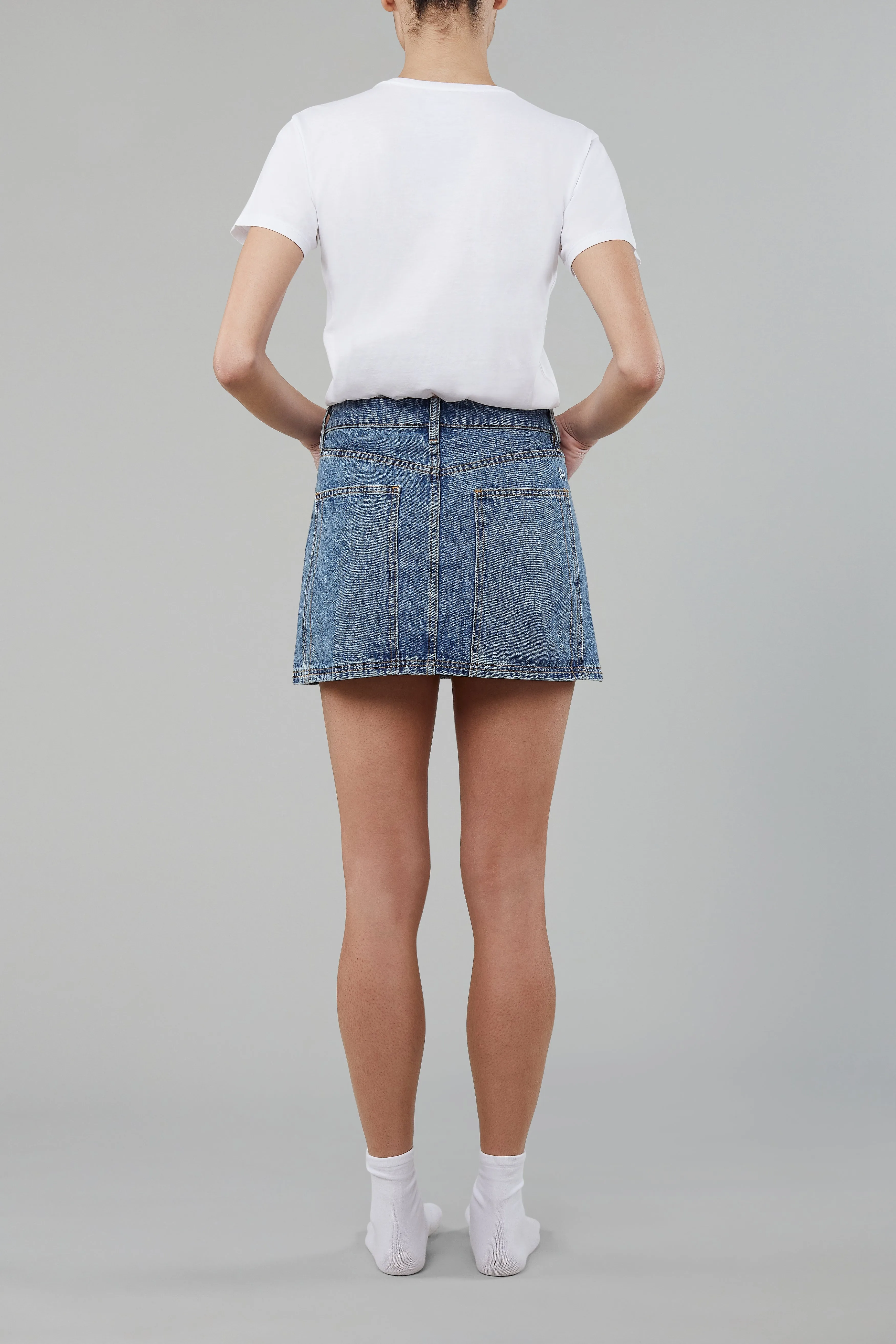 Holly Skirt in Classic Blue sold by Still Here product image thumbnail 3