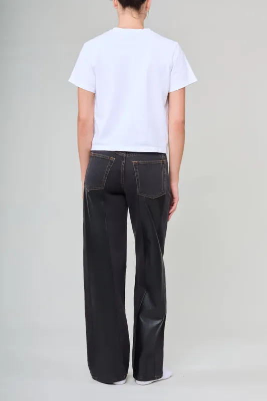 Leather Stripe Everyday in Washed Black sold by Still Here