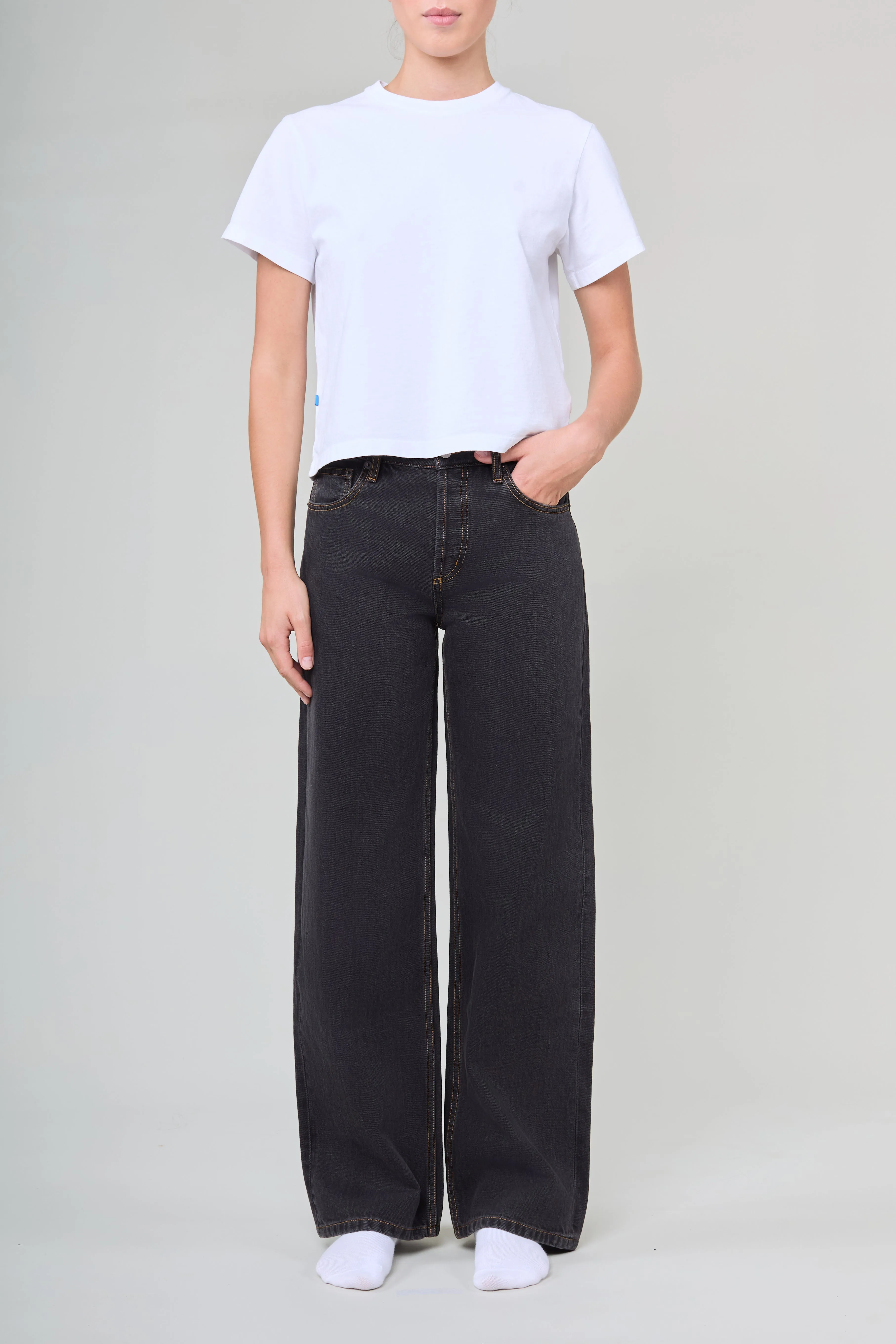 Leather Stripe Everyday in Washed Black sold by Still Here product image thumbnail 2