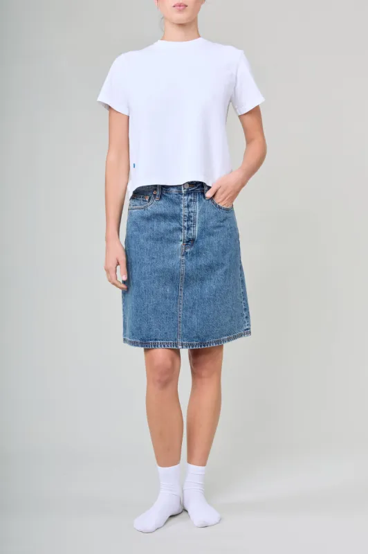 Girl Skirt in Classic Blue sold by Still Here