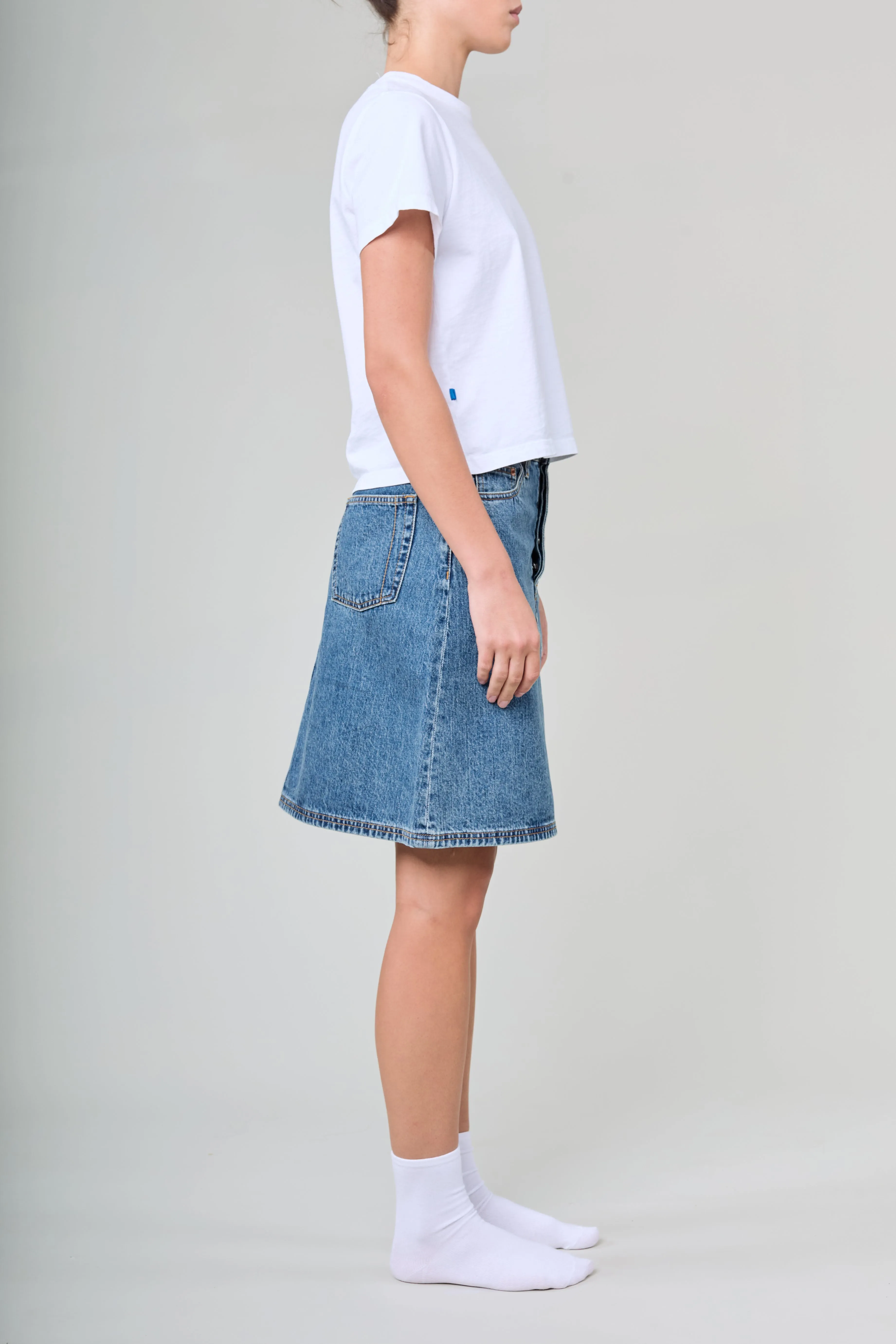 Girl Skirt in Classic Blue sold by Still Here product image thumbnail 2