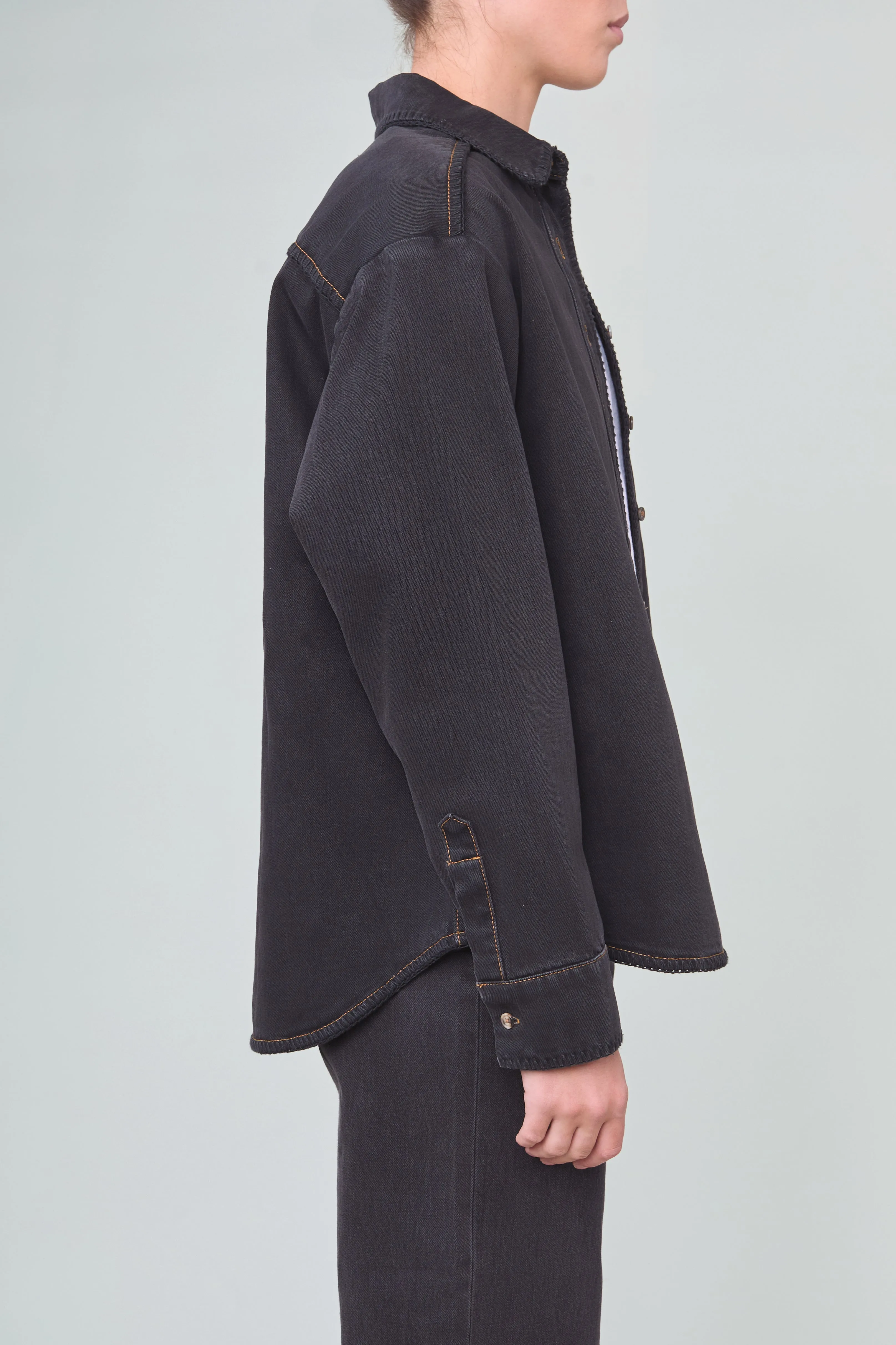 Western Shirt in Washed Black sold by Still Here product image thumbnail 2