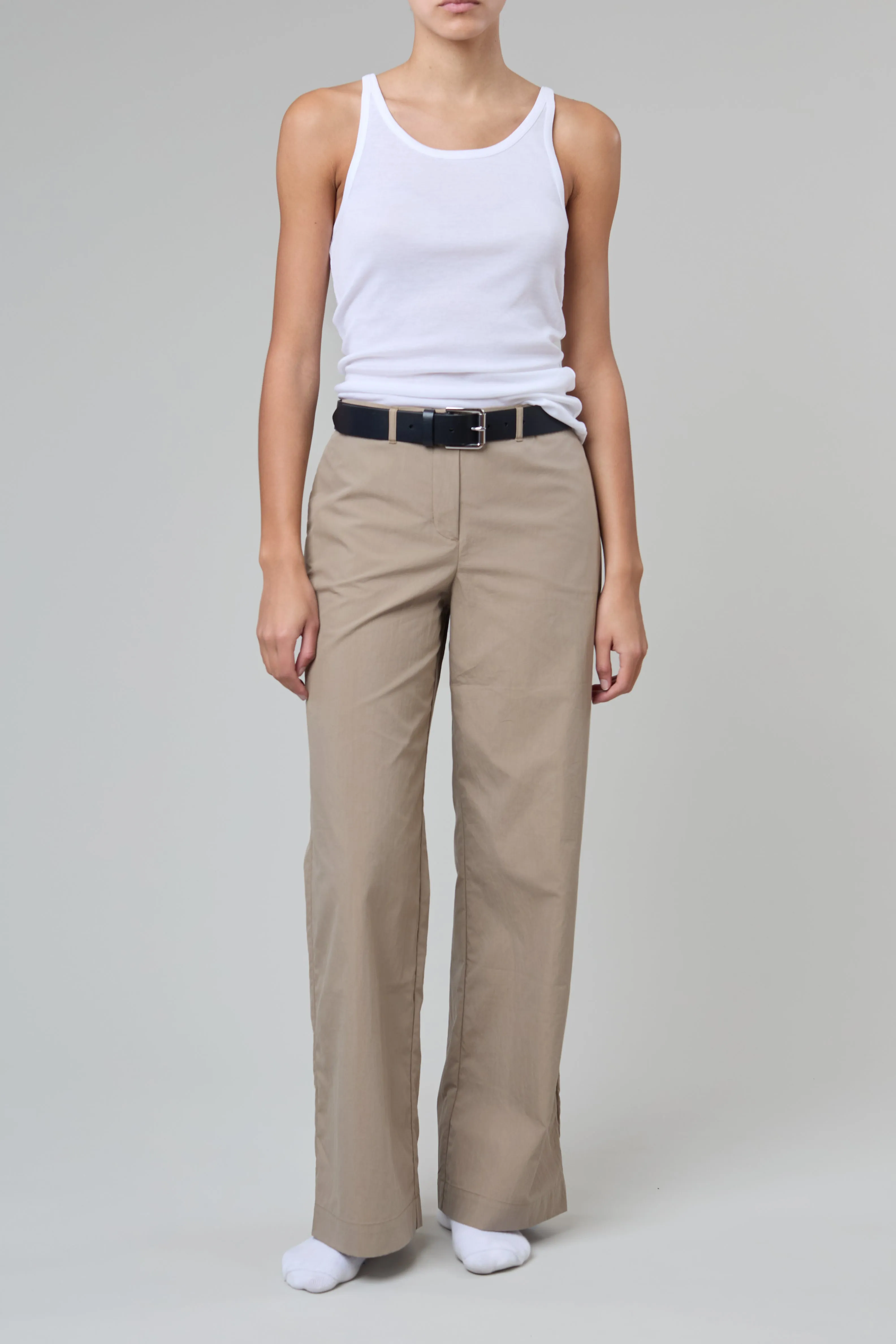 Westside Slack in Khaki sold by Still Here