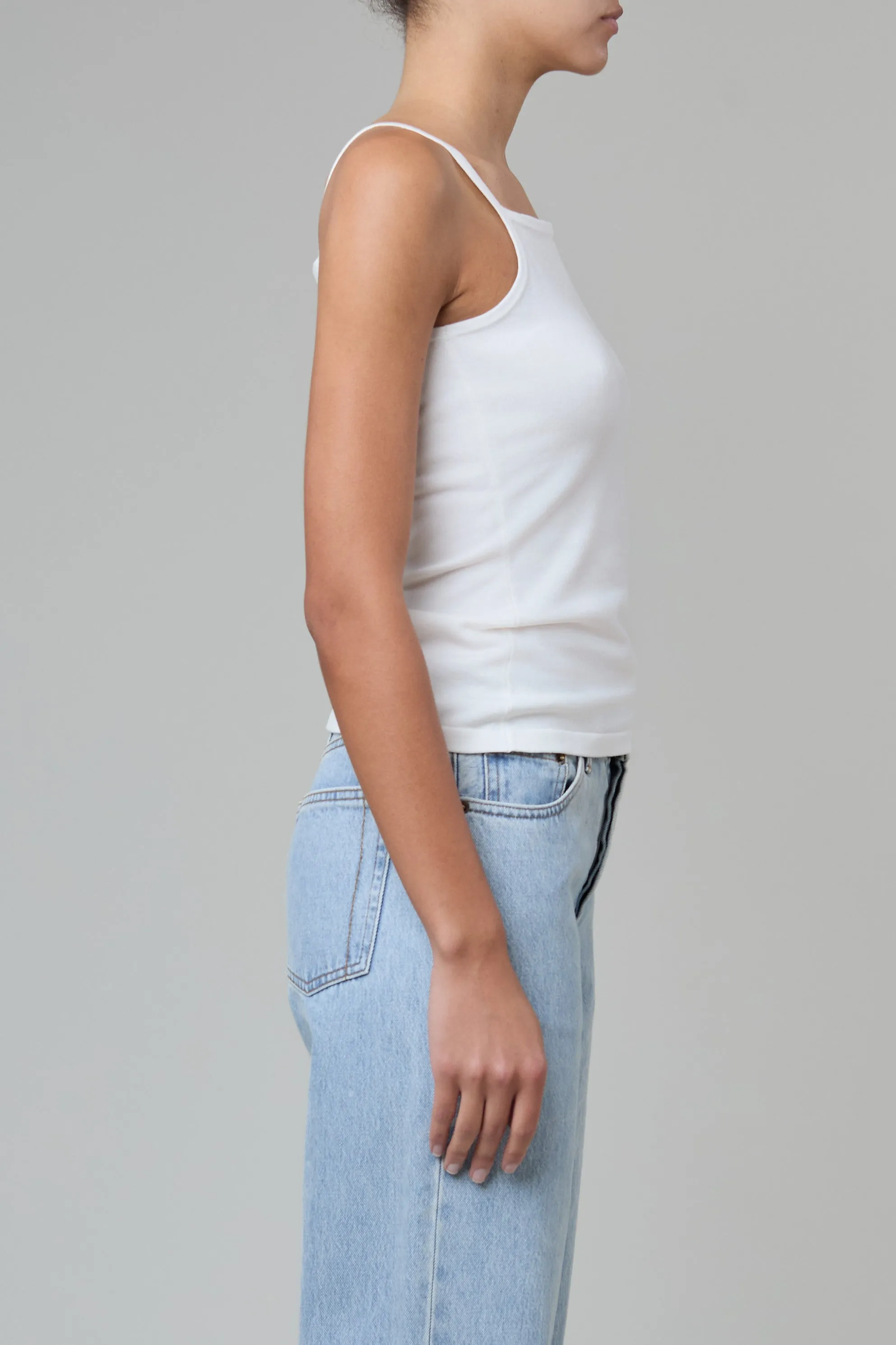 Square Tank in Milk sold by Still Here product image thumbnail 2