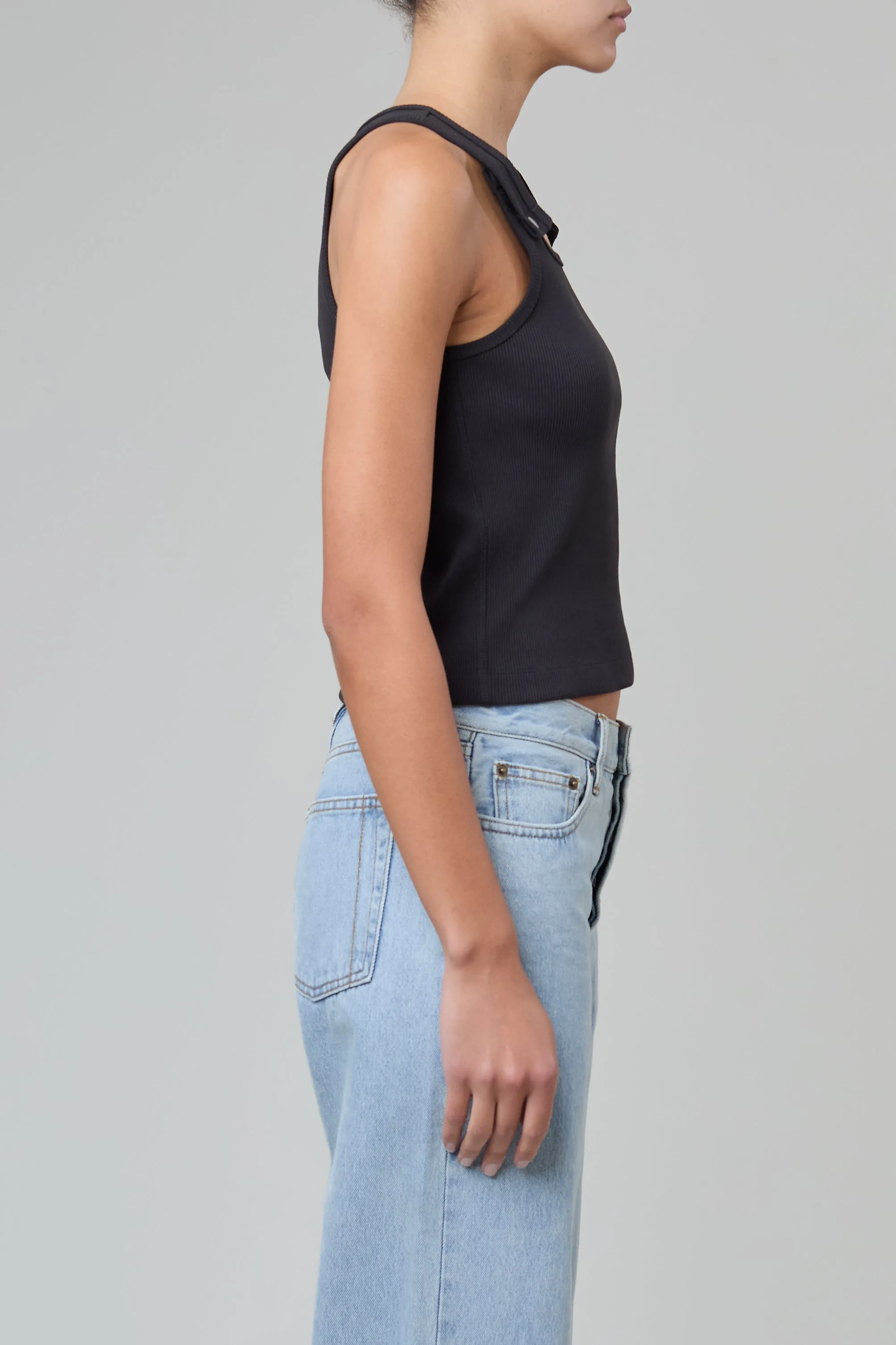 Snap Tank in Black sold by Still Here product image thumbnail 2