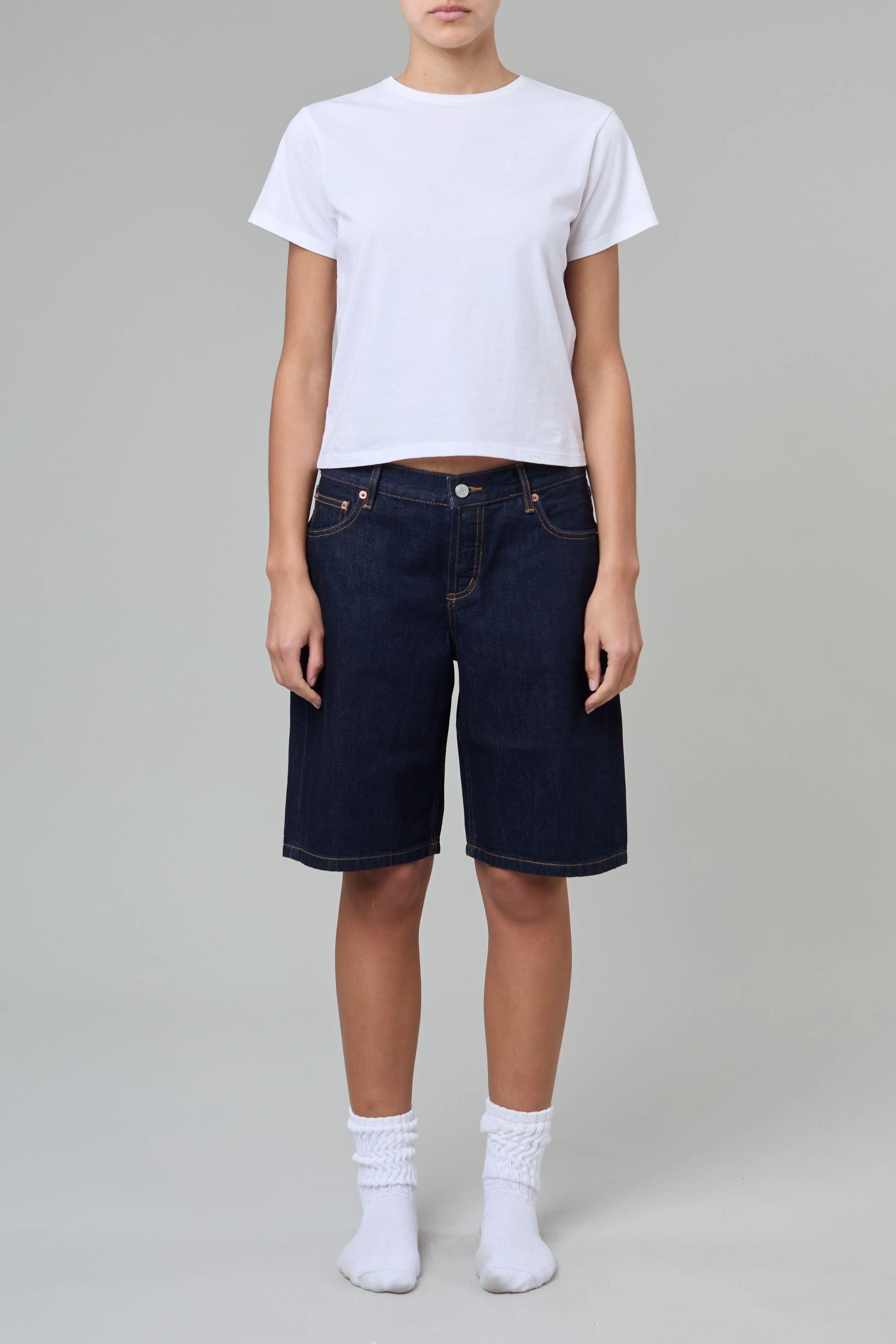 Stoop Short in Indigo Indigo sold by Still Here