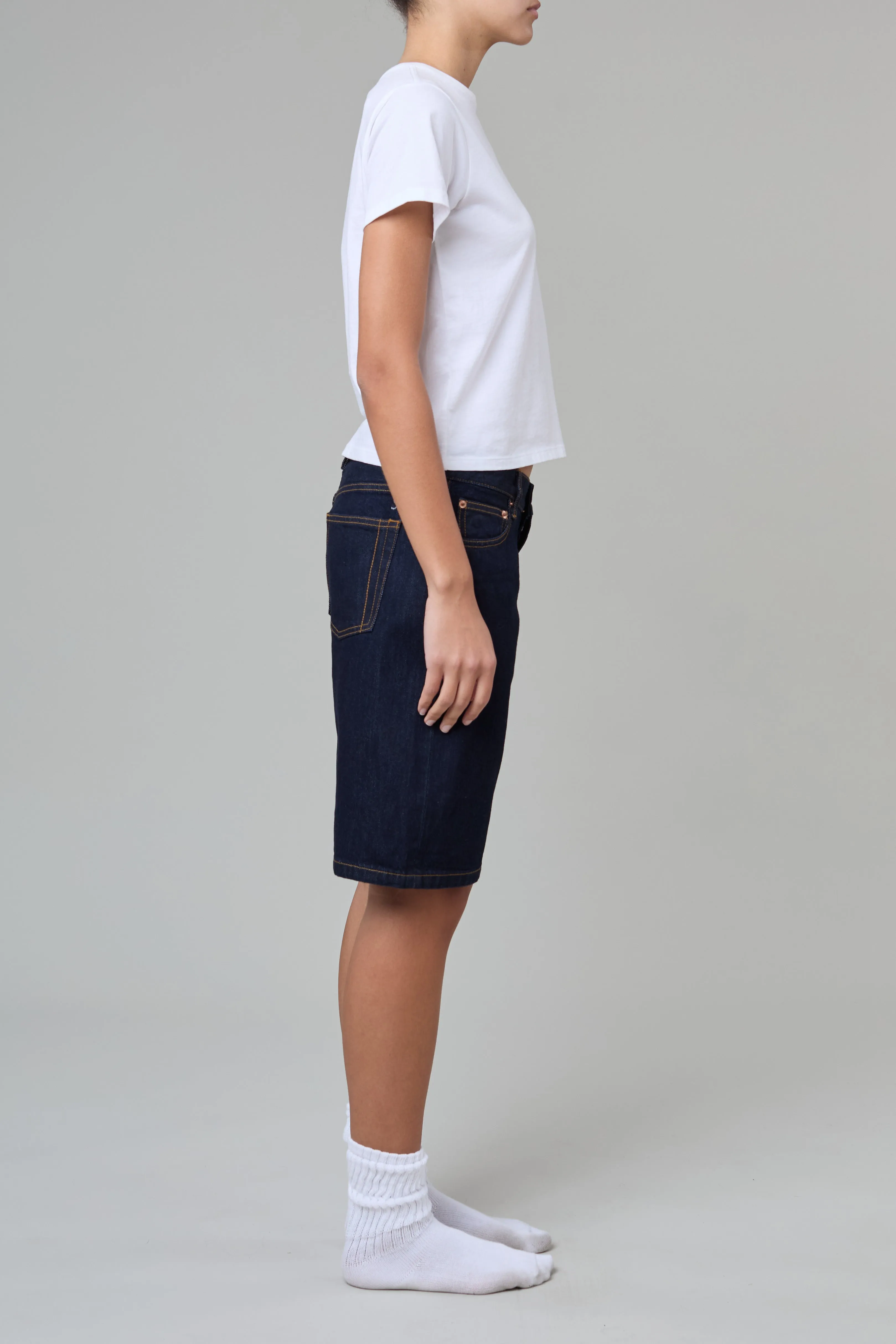 Stoop Short in Indigo Indigo sold by Still Here product image thumbnail 2
