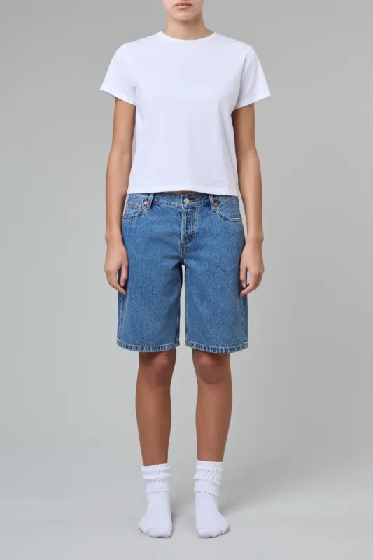 Stoop Short in Classic Blue sold by Still Here
