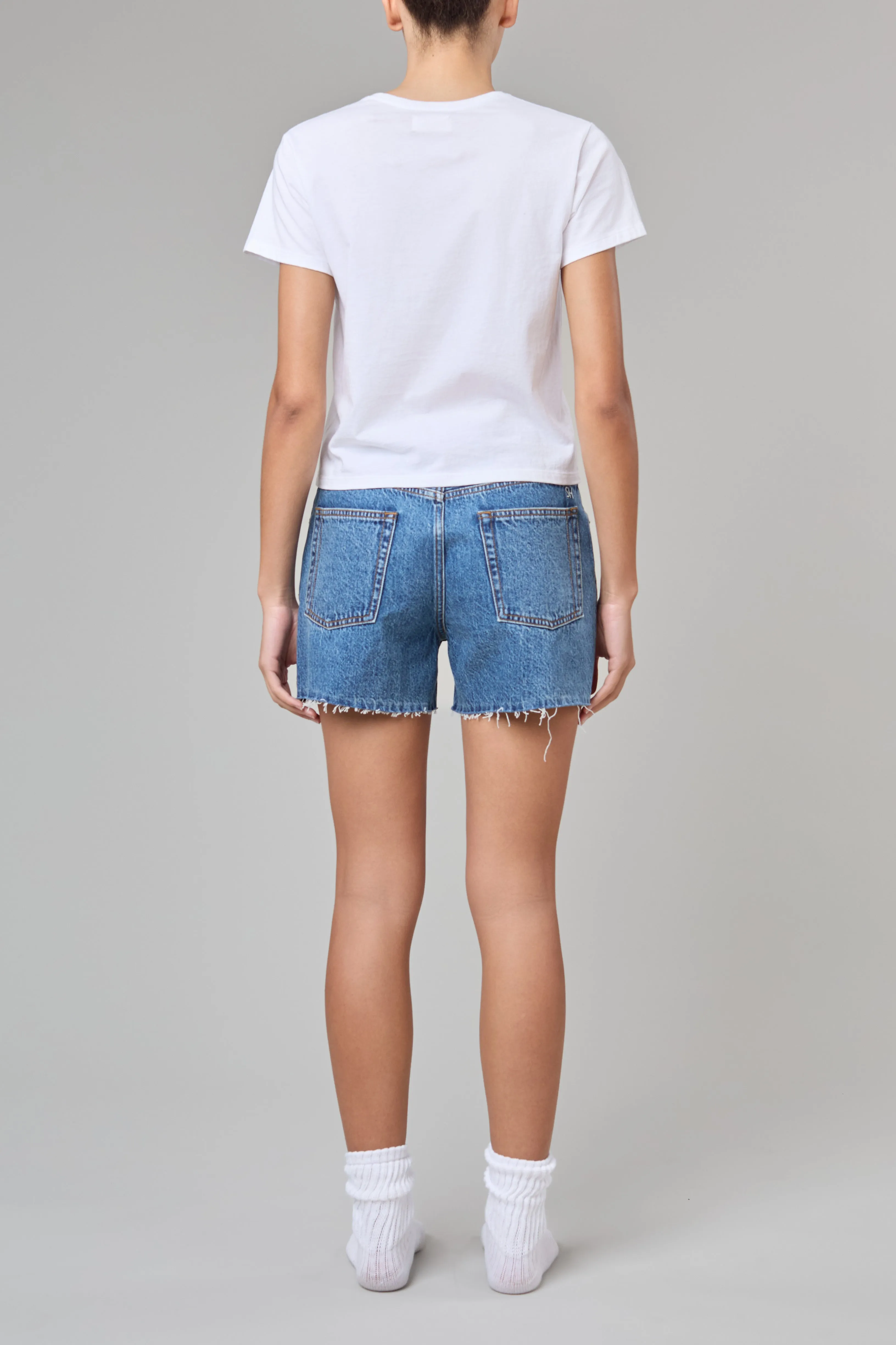 Cut Off Shorts in Classic Blue sold by Still Here product image thumbnail 3