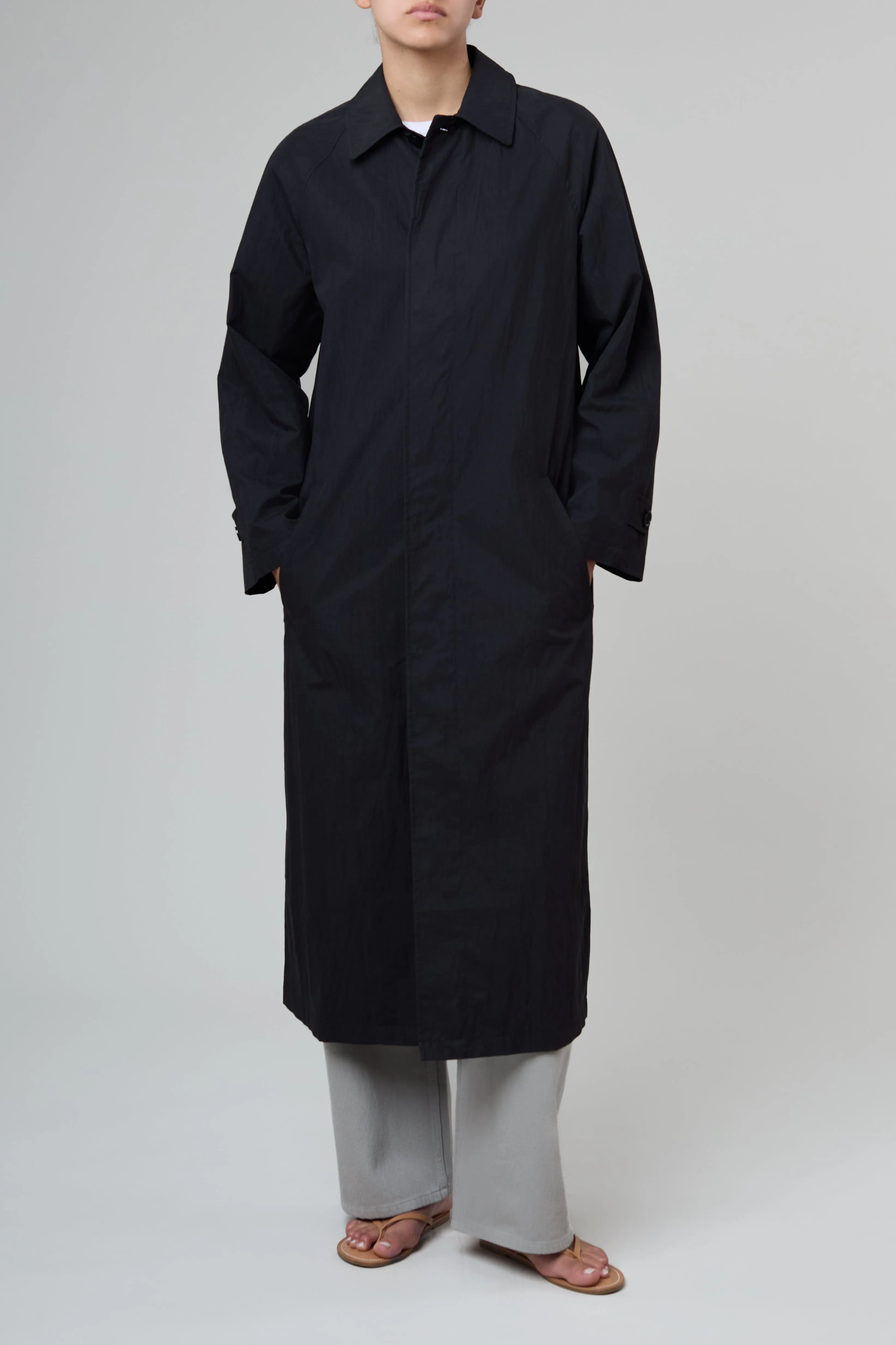 Trench in Black sold by Still Here