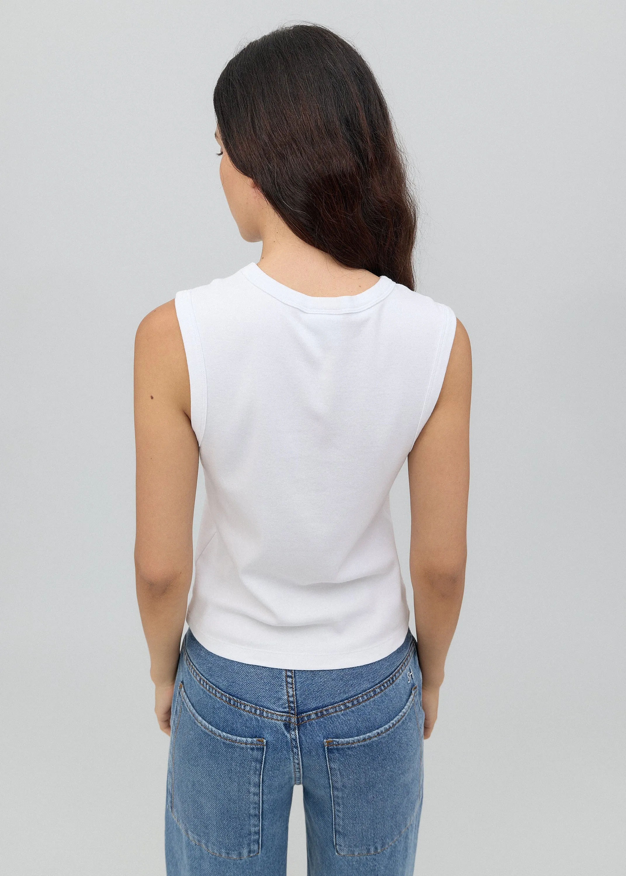 The Undershirt in White sold by Still Here product image thumbnail 3