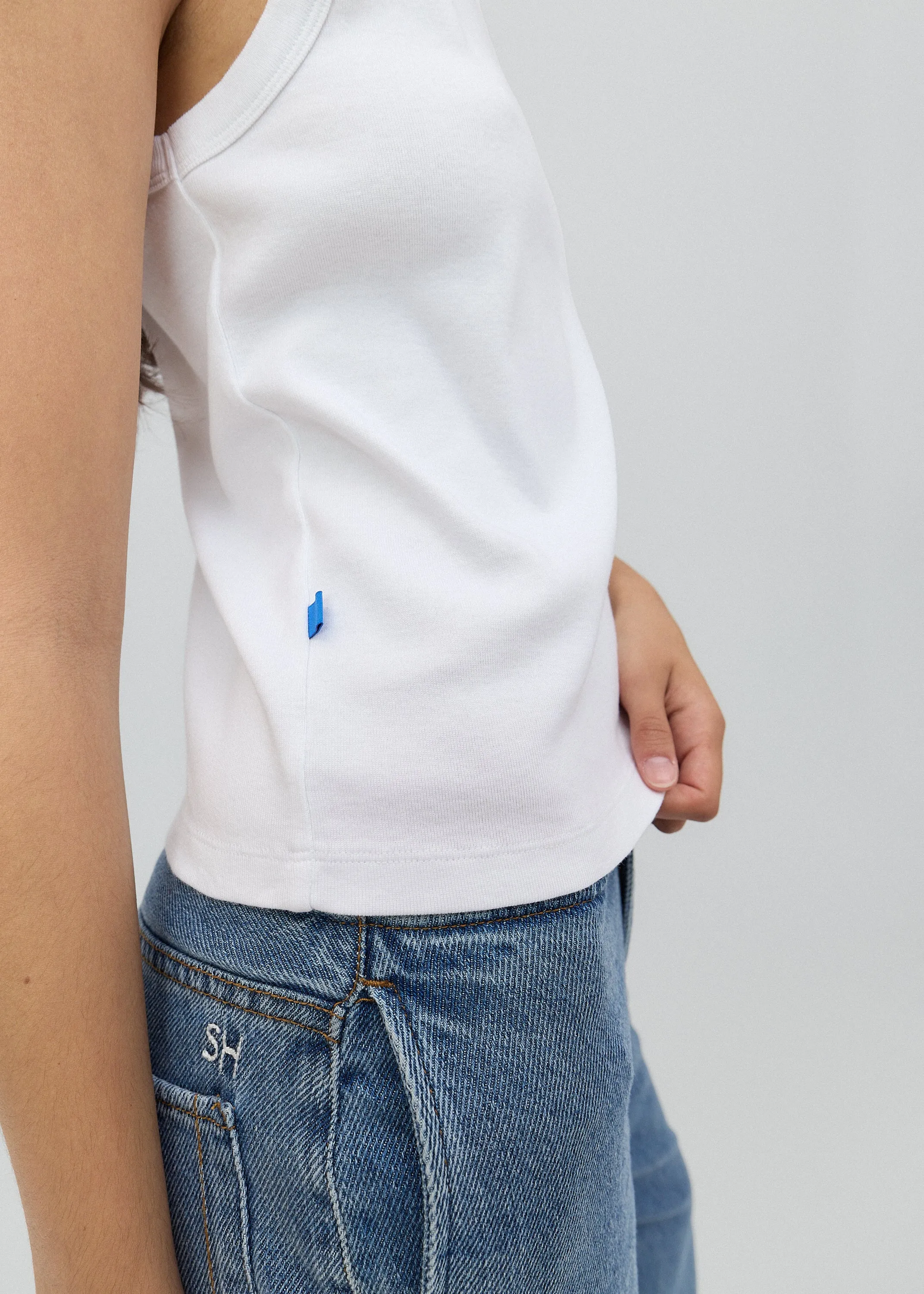The Undershirt in White sold by Still Here product image thumbnail 4