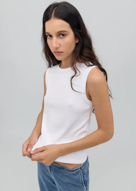 The Undershirt in White sold by Still Here