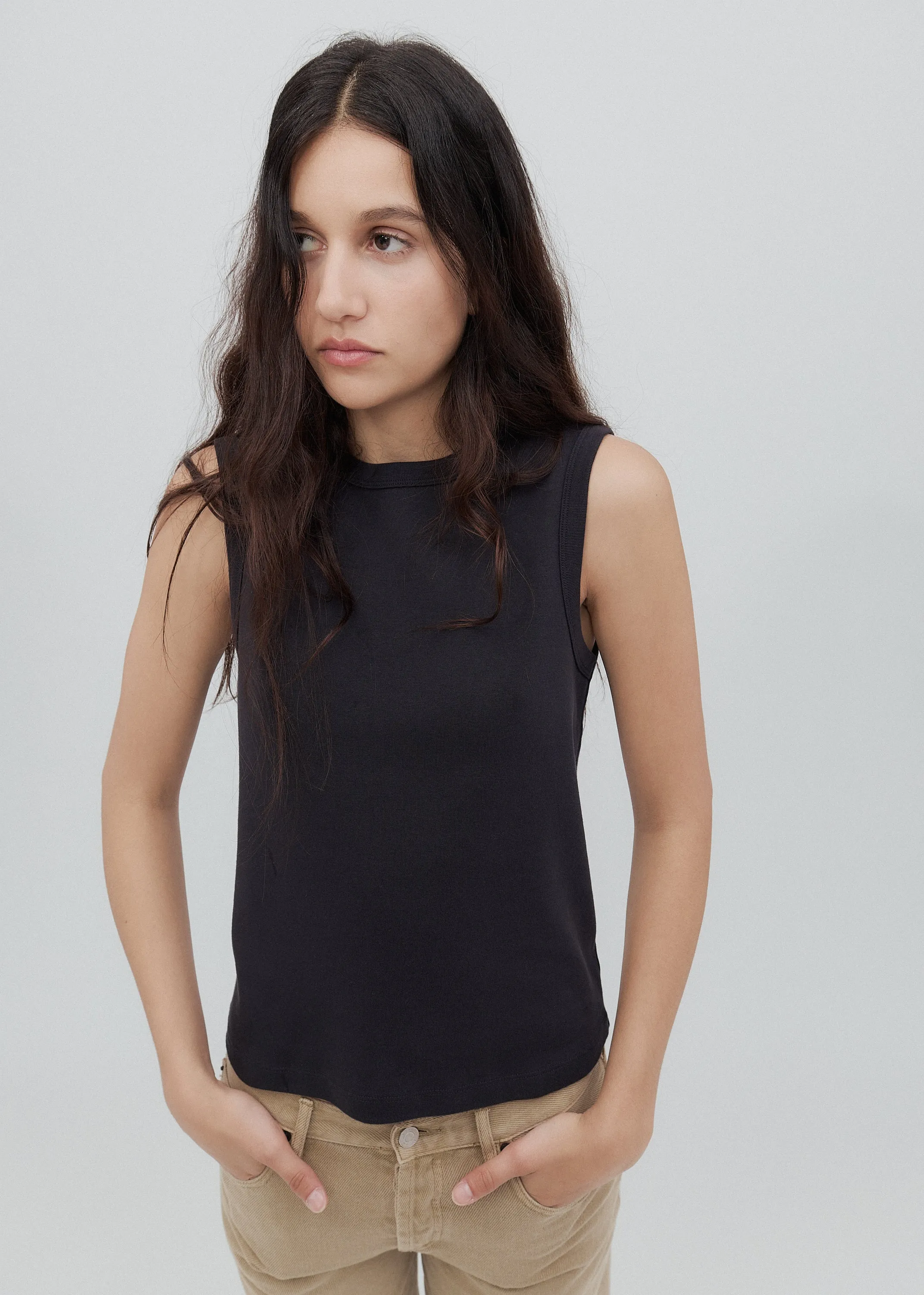 The Undershirt in Black sold by Still Here