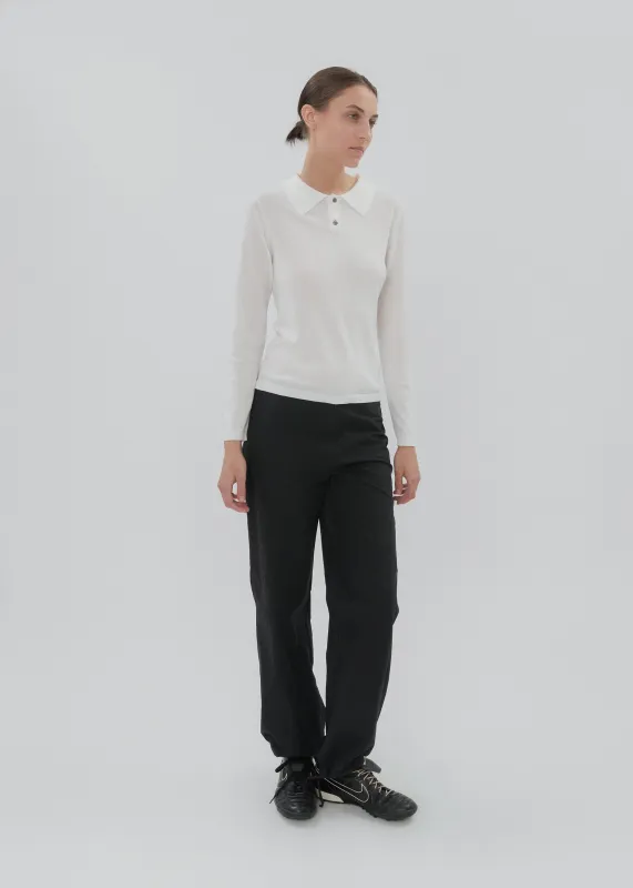 Daughter Sweater Long Sleeve in White sold by Still Here