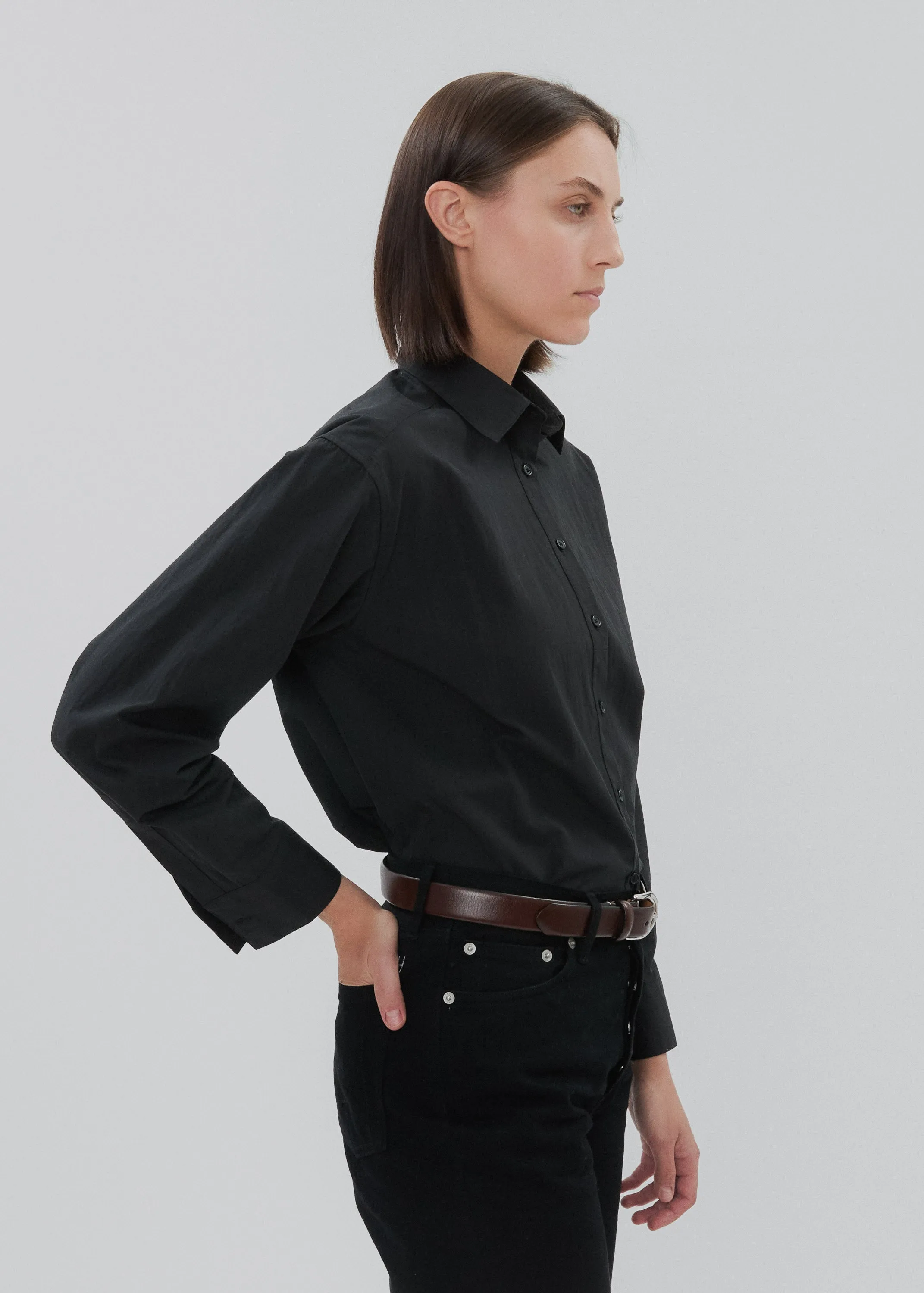 Lexington Shirt in Black sold by Still Here product image thumbnail 2