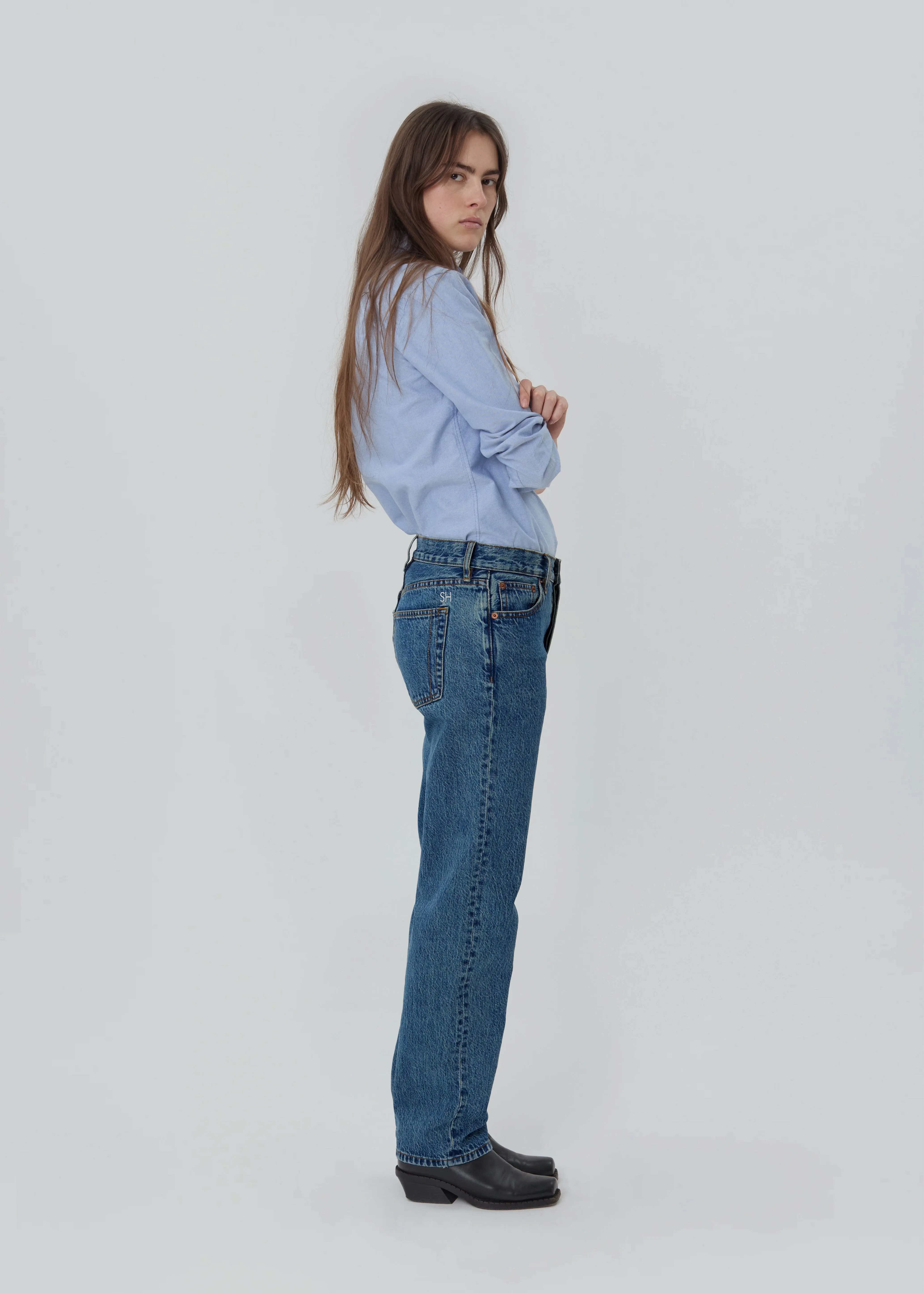 Life Jean in Classic Blue sold by Still Here product image thumbnail 2
