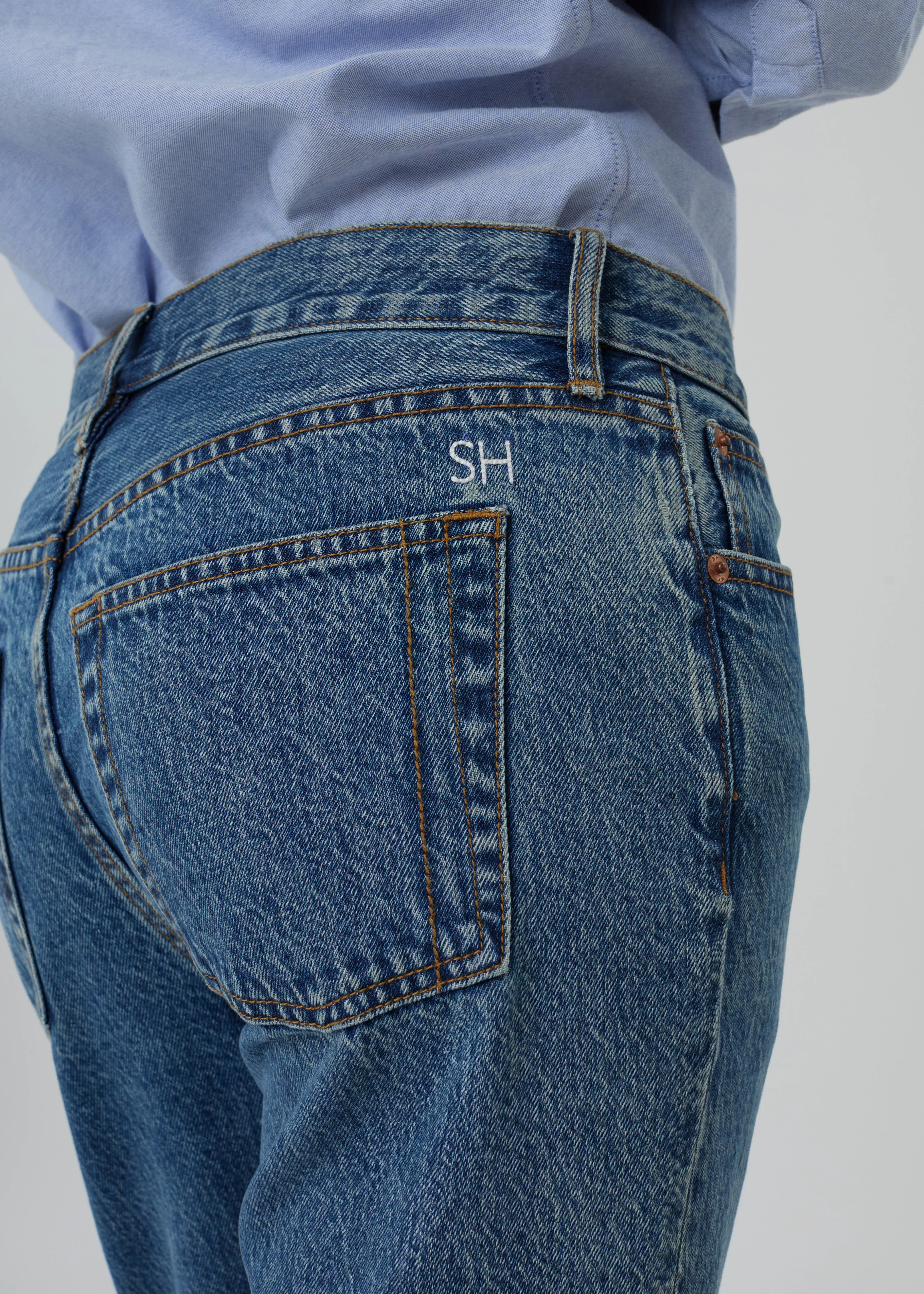 Life Jean in Classic Blue sold by Still Here product image thumbnail 4
