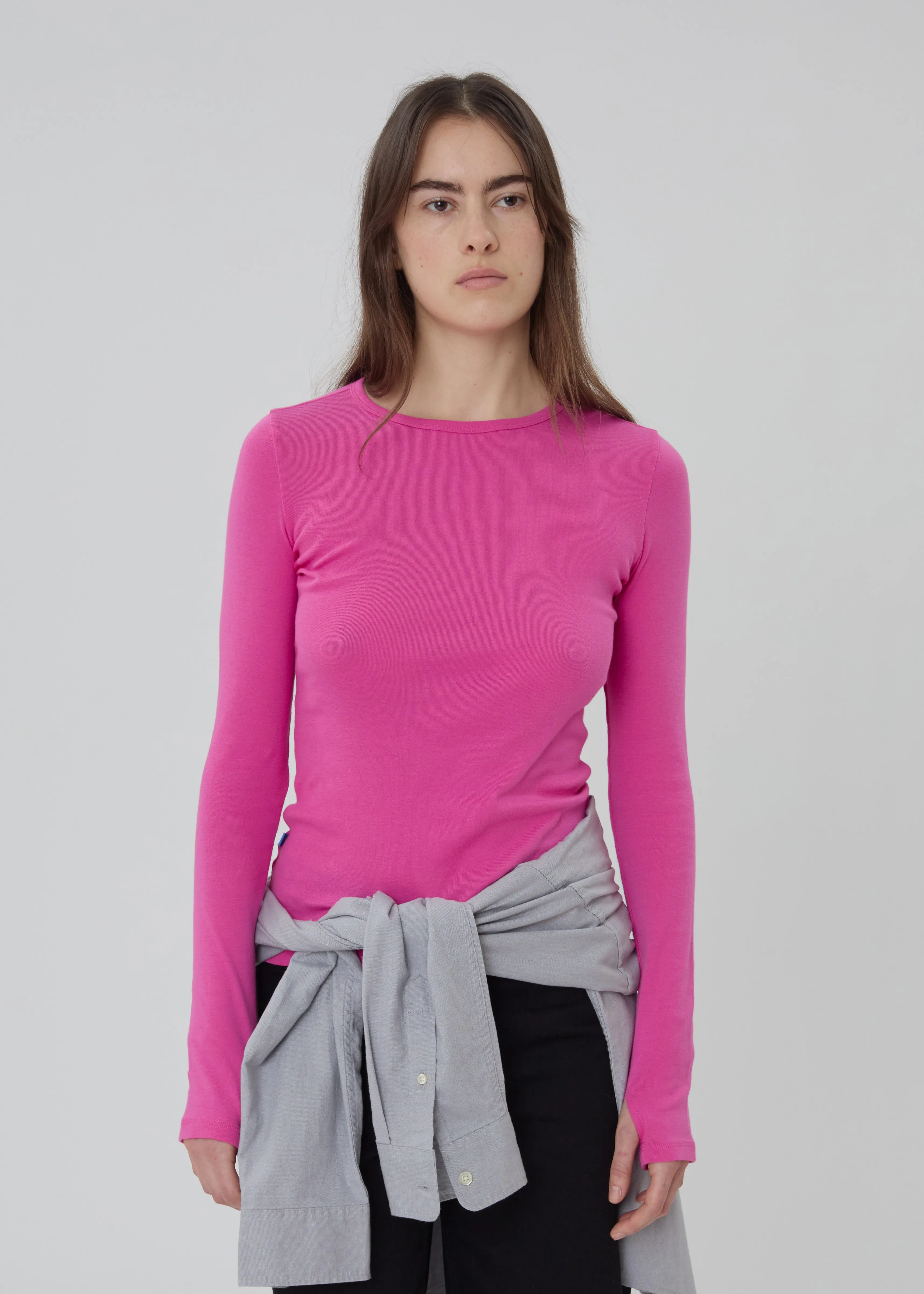 The Long Sleeve Shirt in Gum sold by Still Here