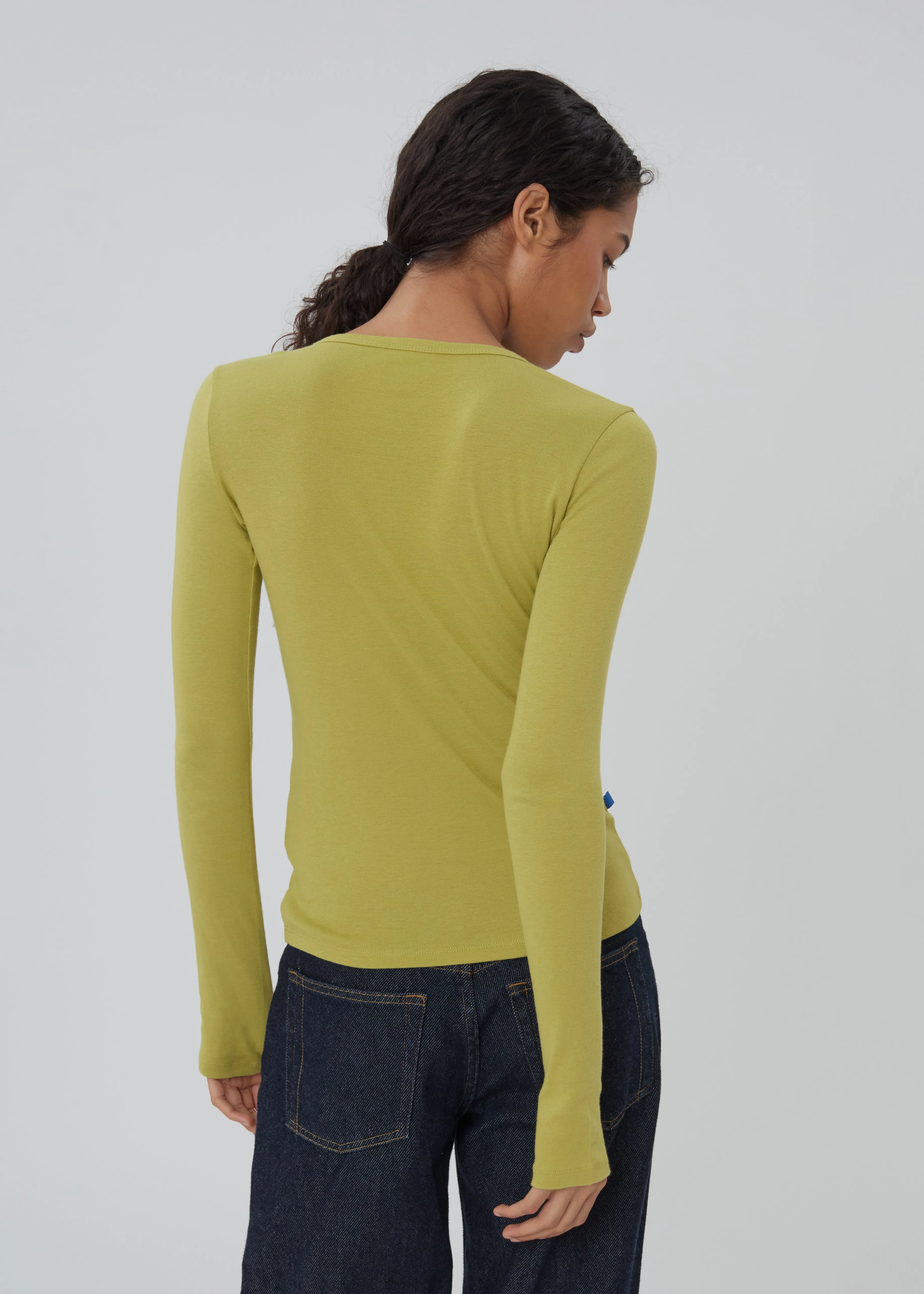 The Long Sleeve Shirt in Sap sold by Still Here product image thumbnail 3