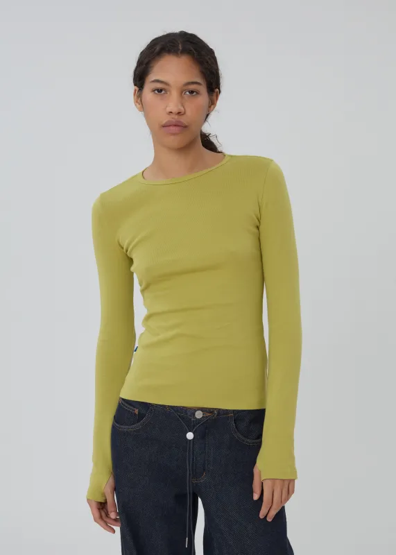 The Long Sleeve Shirt in Sap sold by Still Here