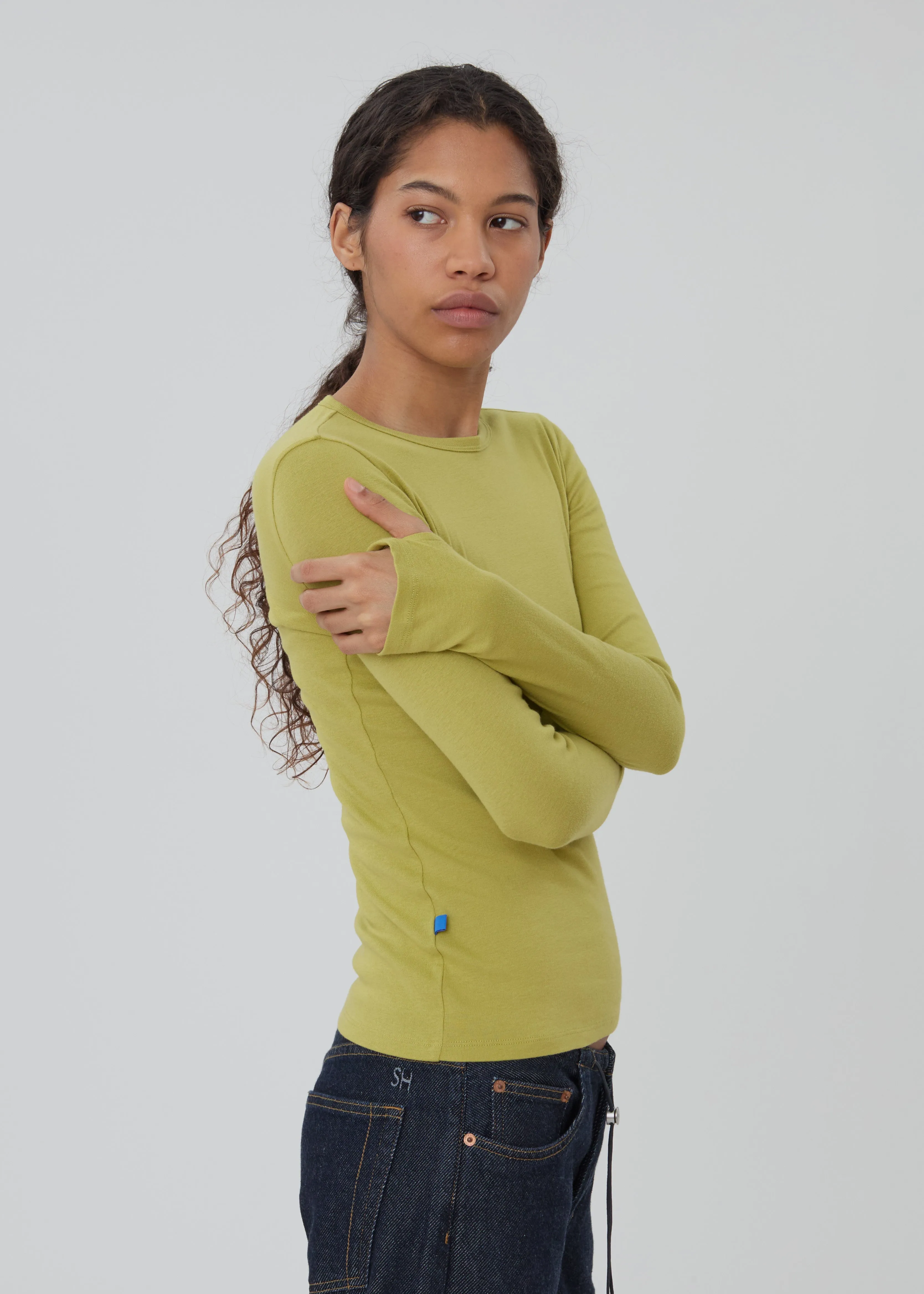 The Long Sleeve Shirt in Sap sold by Still Here product image thumbnail 2