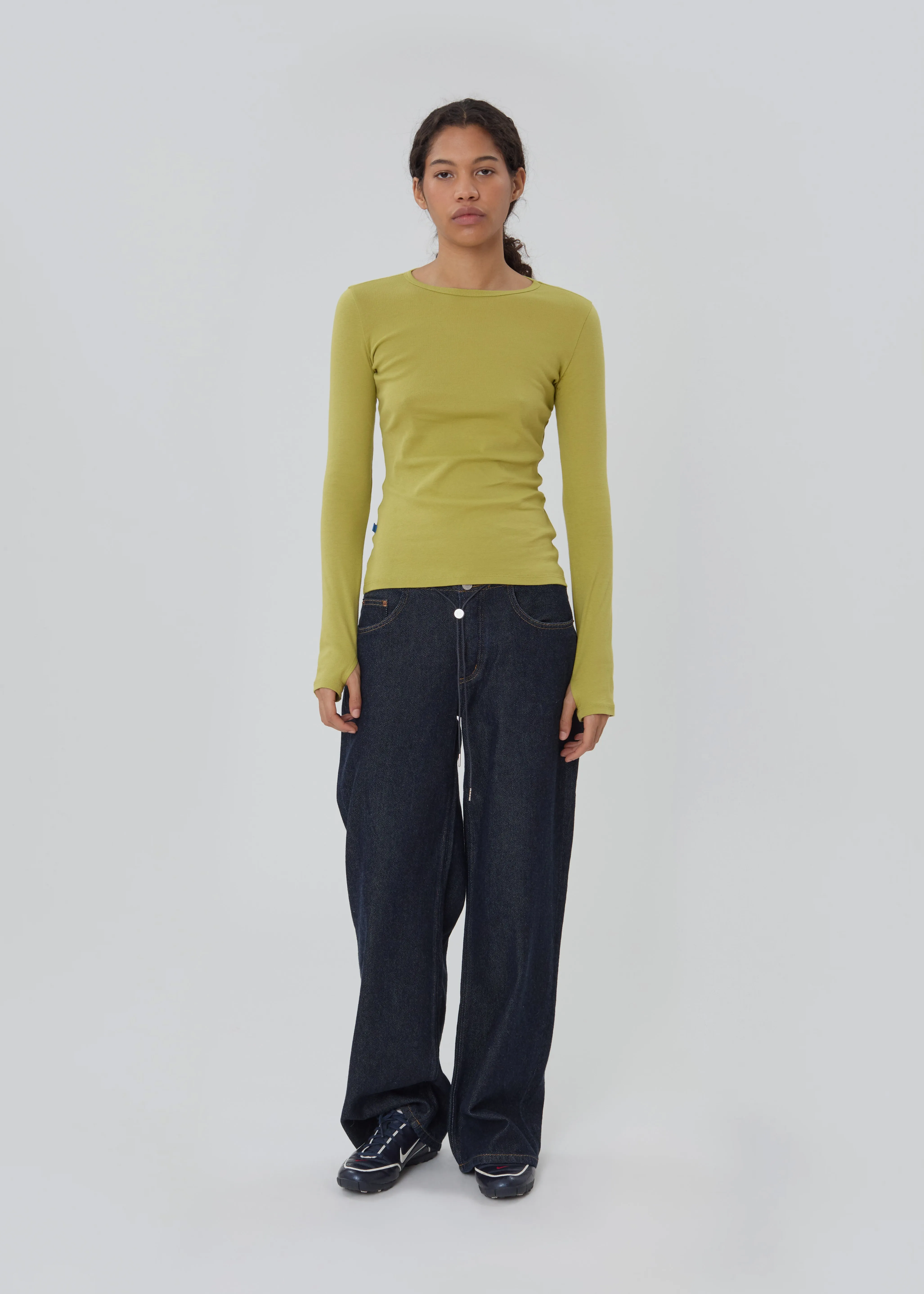 The Long Sleeve Shirt in Sap sold by Still Here product image thumbnail 4