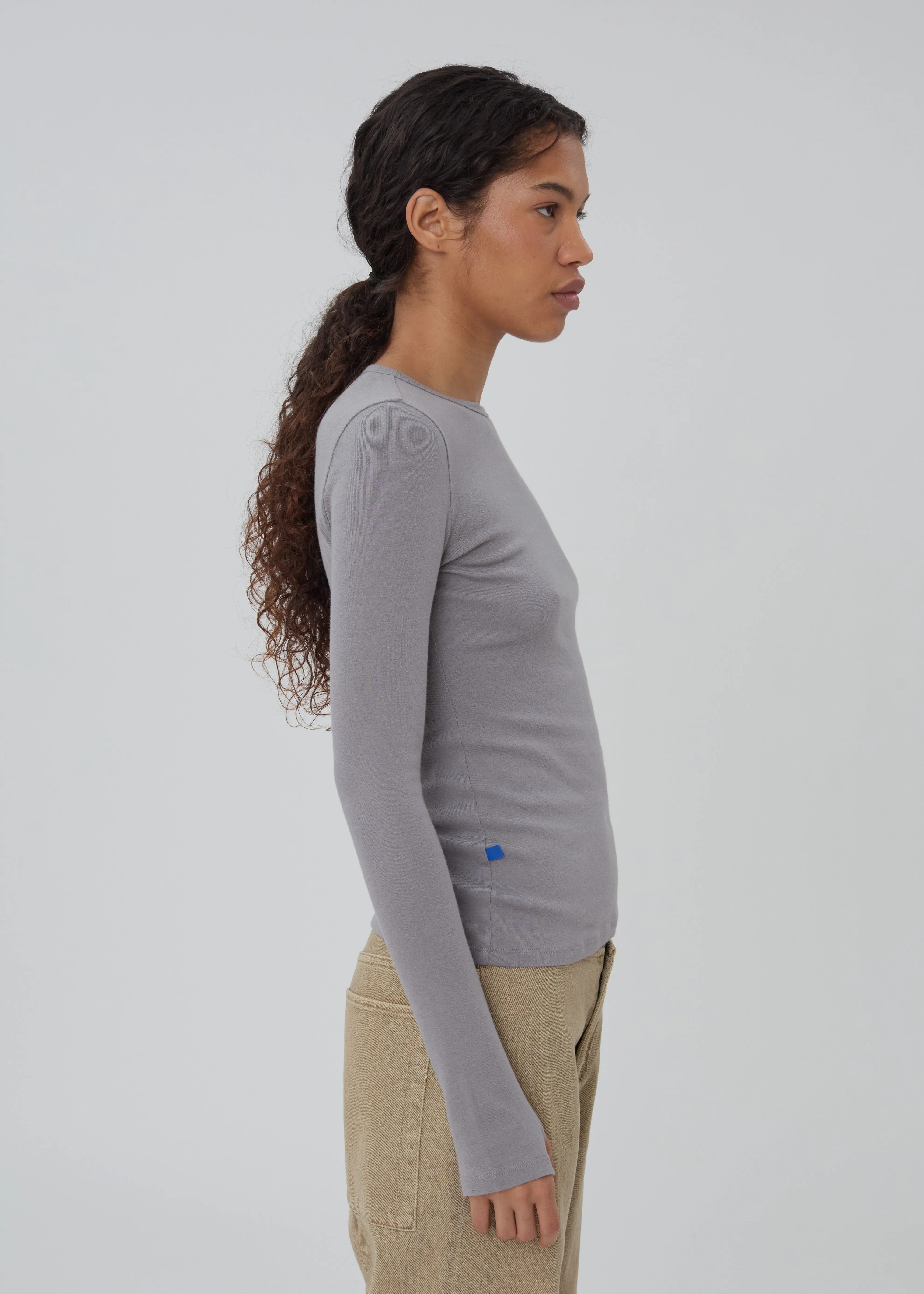 The Long Sleeve Shirt in Grey sold by Still Here product image thumbnail 2