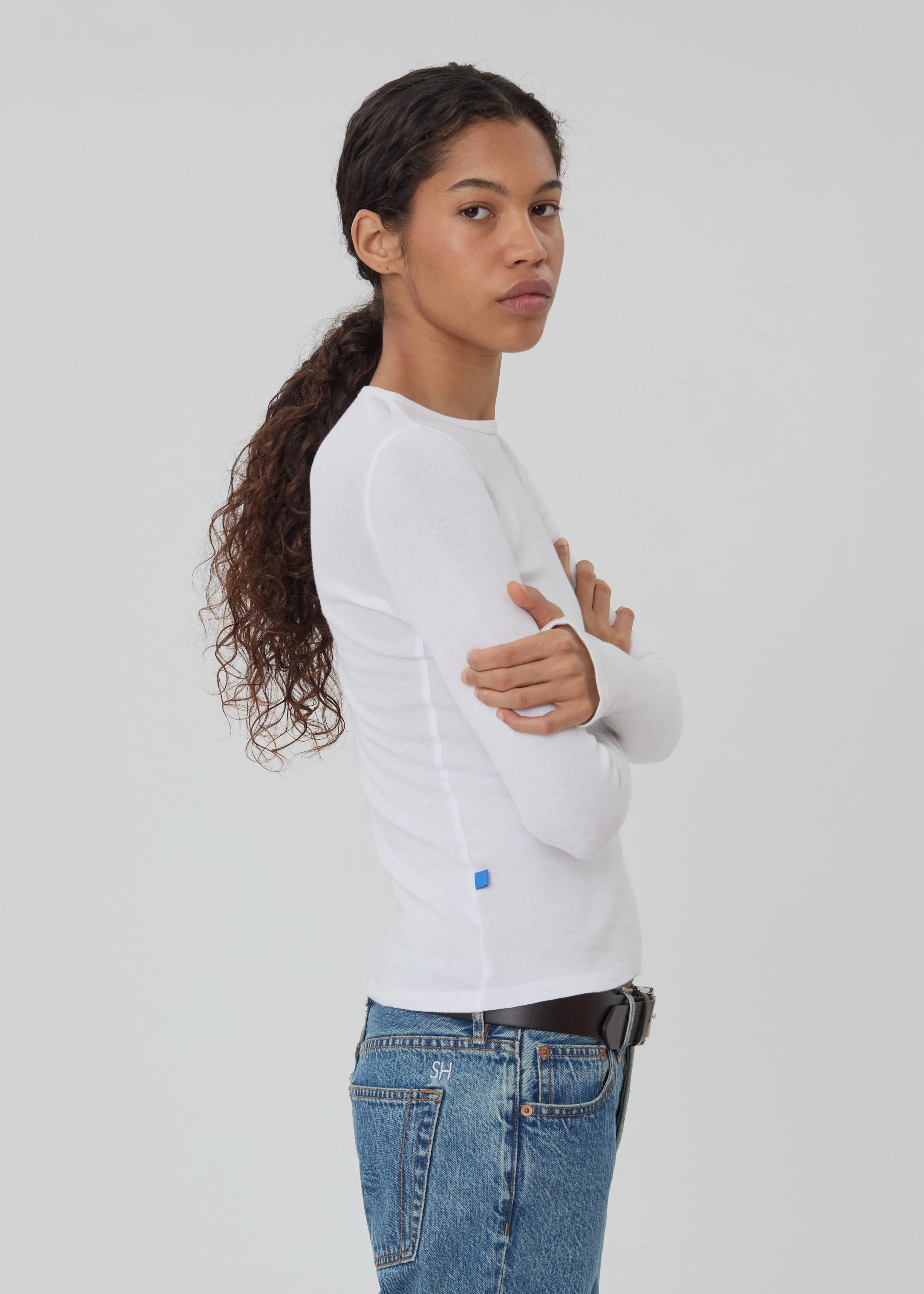 The Long Sleeve Shirt in White sold by Still Here product image thumbnail 2