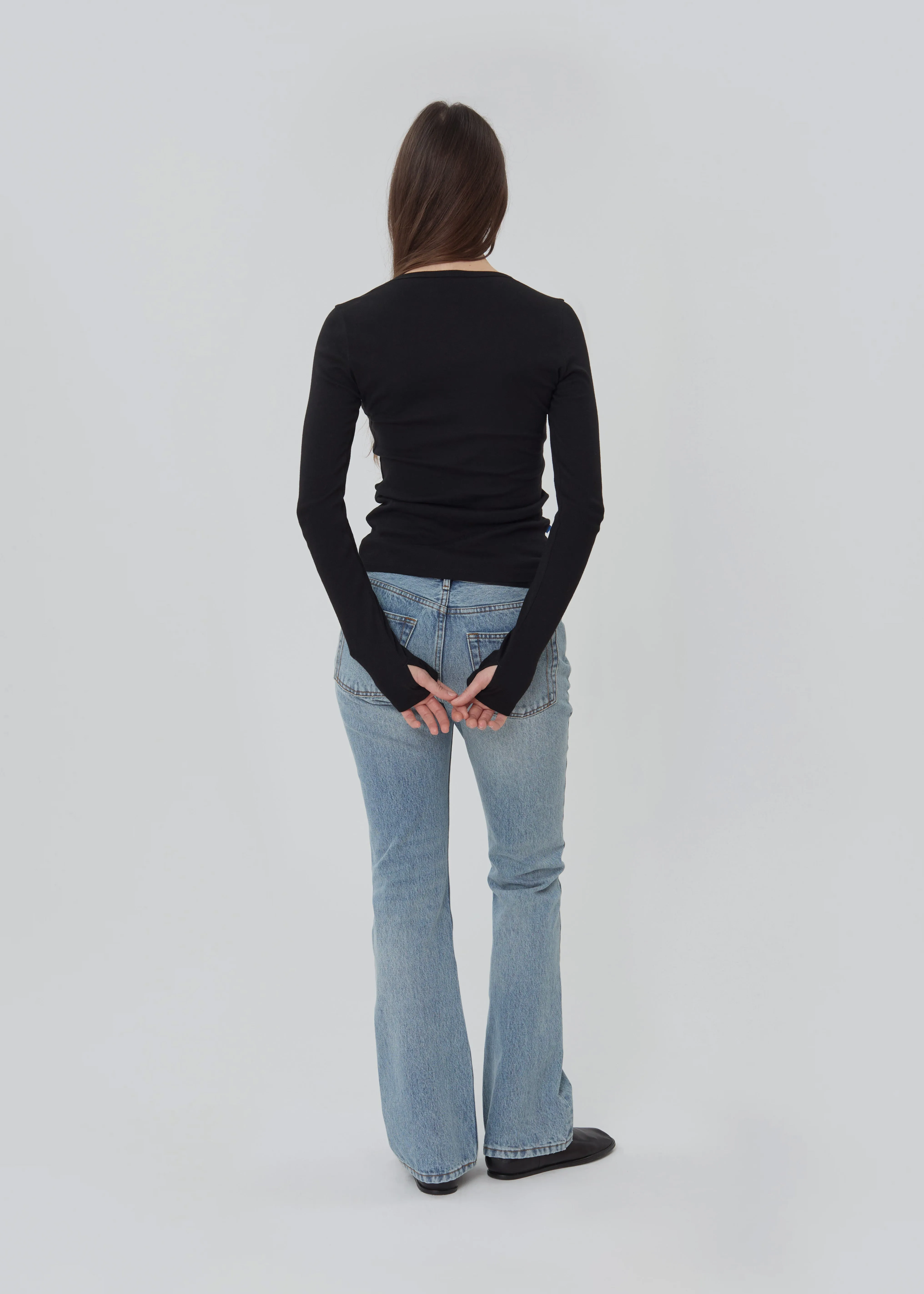 The Long Sleeve Shirt in Black sold by Still Here product image thumbnail 5