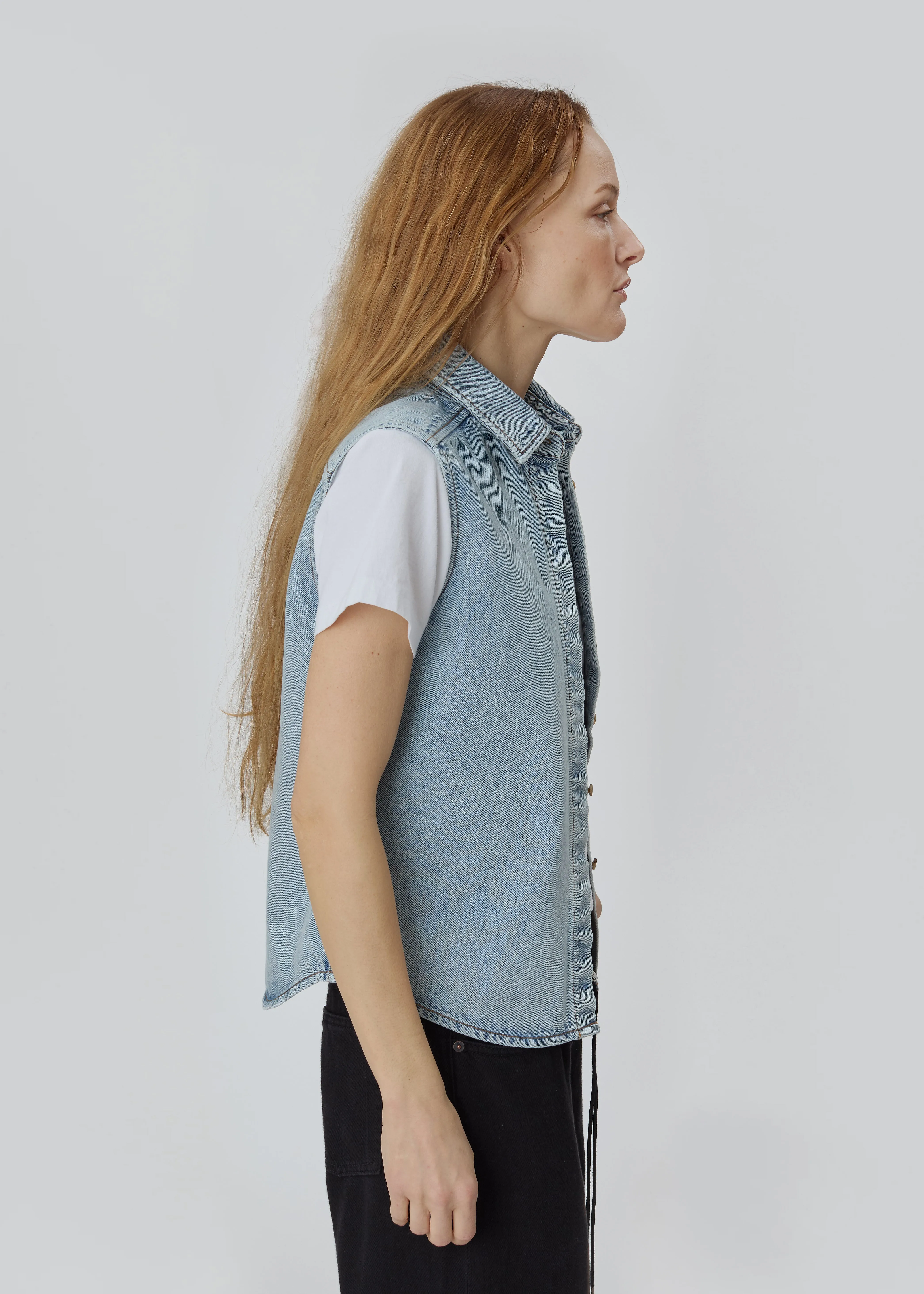 Emma Top in Vintage Blue sold by Still Here product image thumbnail 2