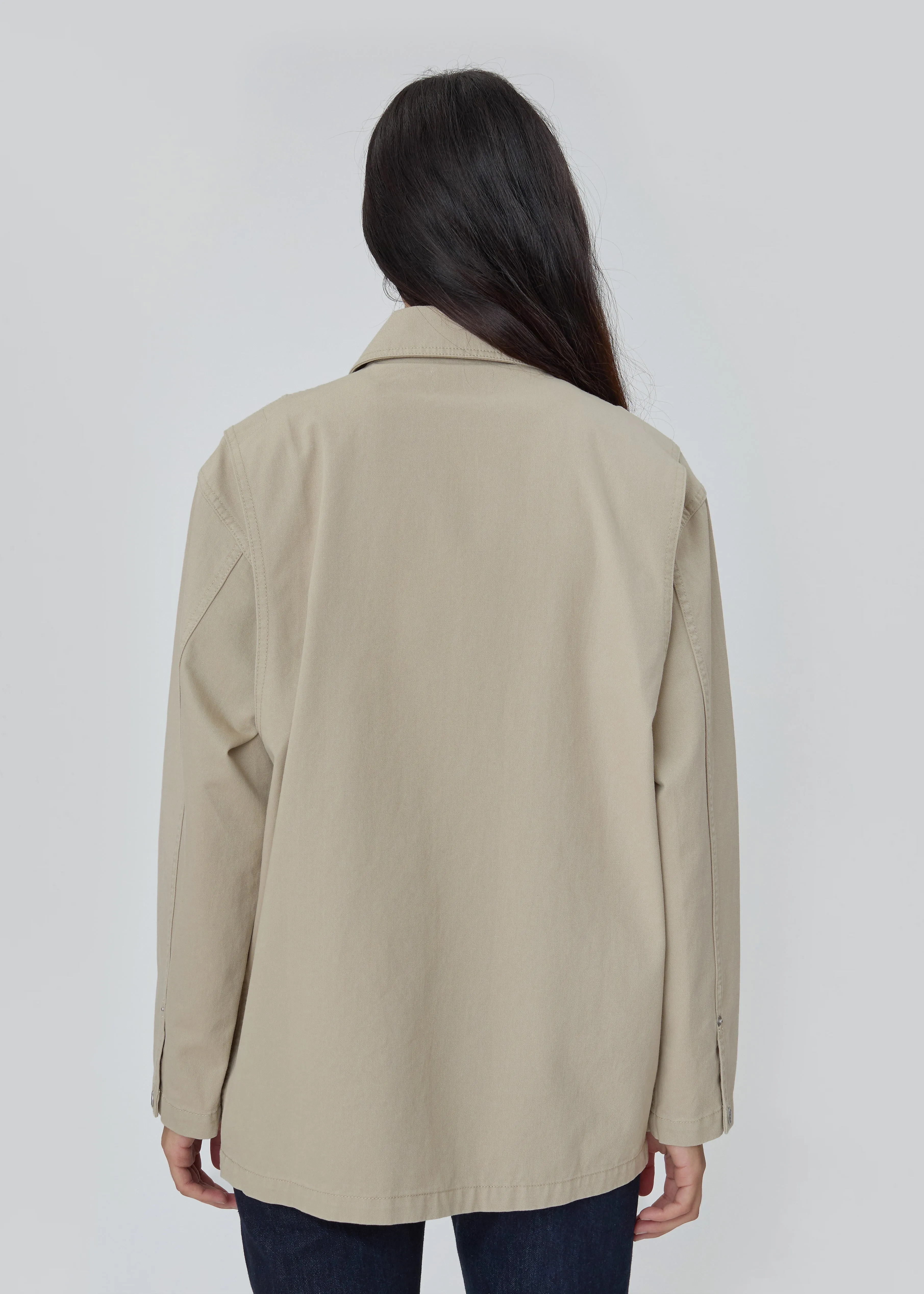 Barn Jacket in Khaki sold by Still Here product image thumbnail 4