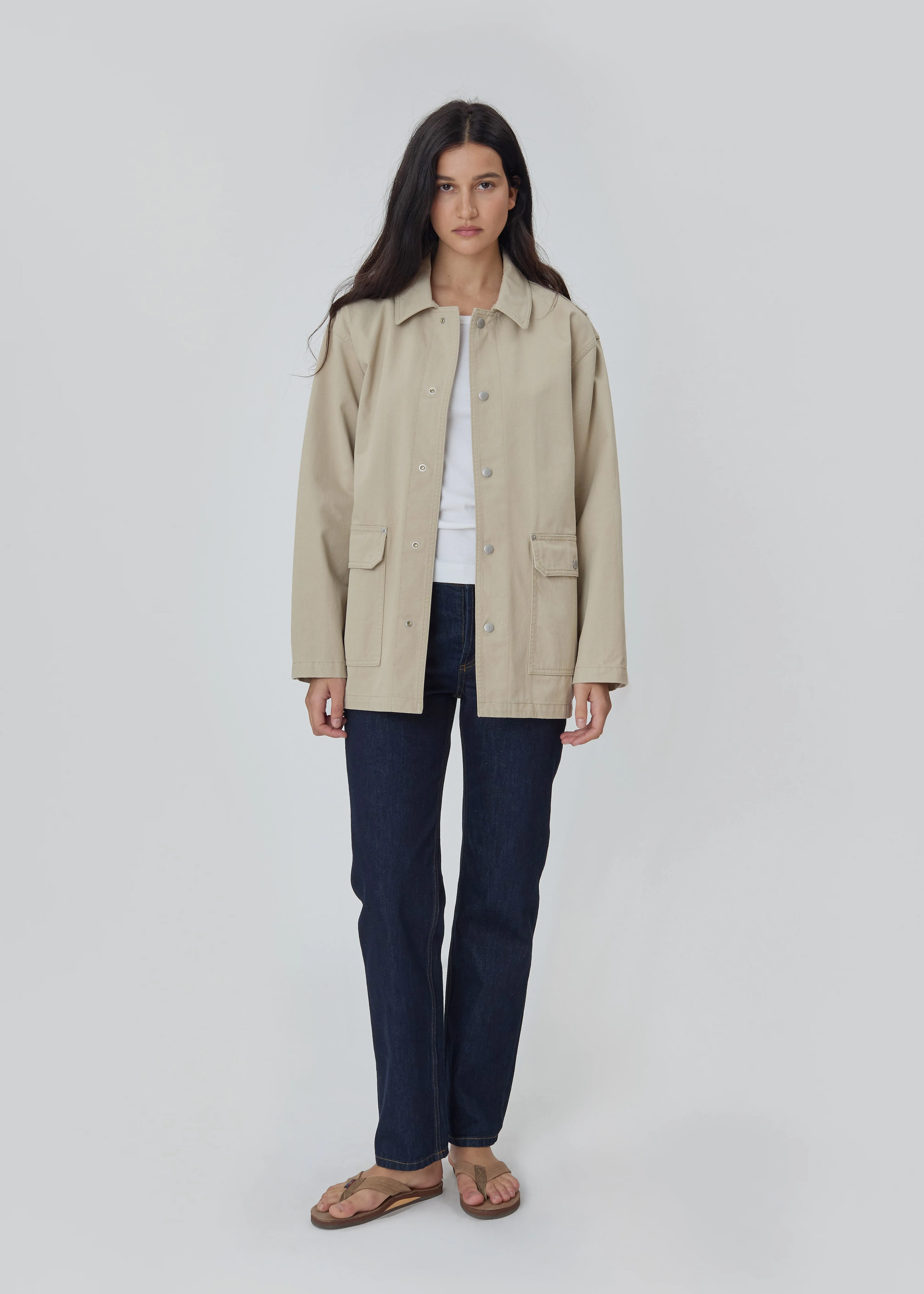 Barn Jacket in Khaki sold by Still Here product image thumbnail 5