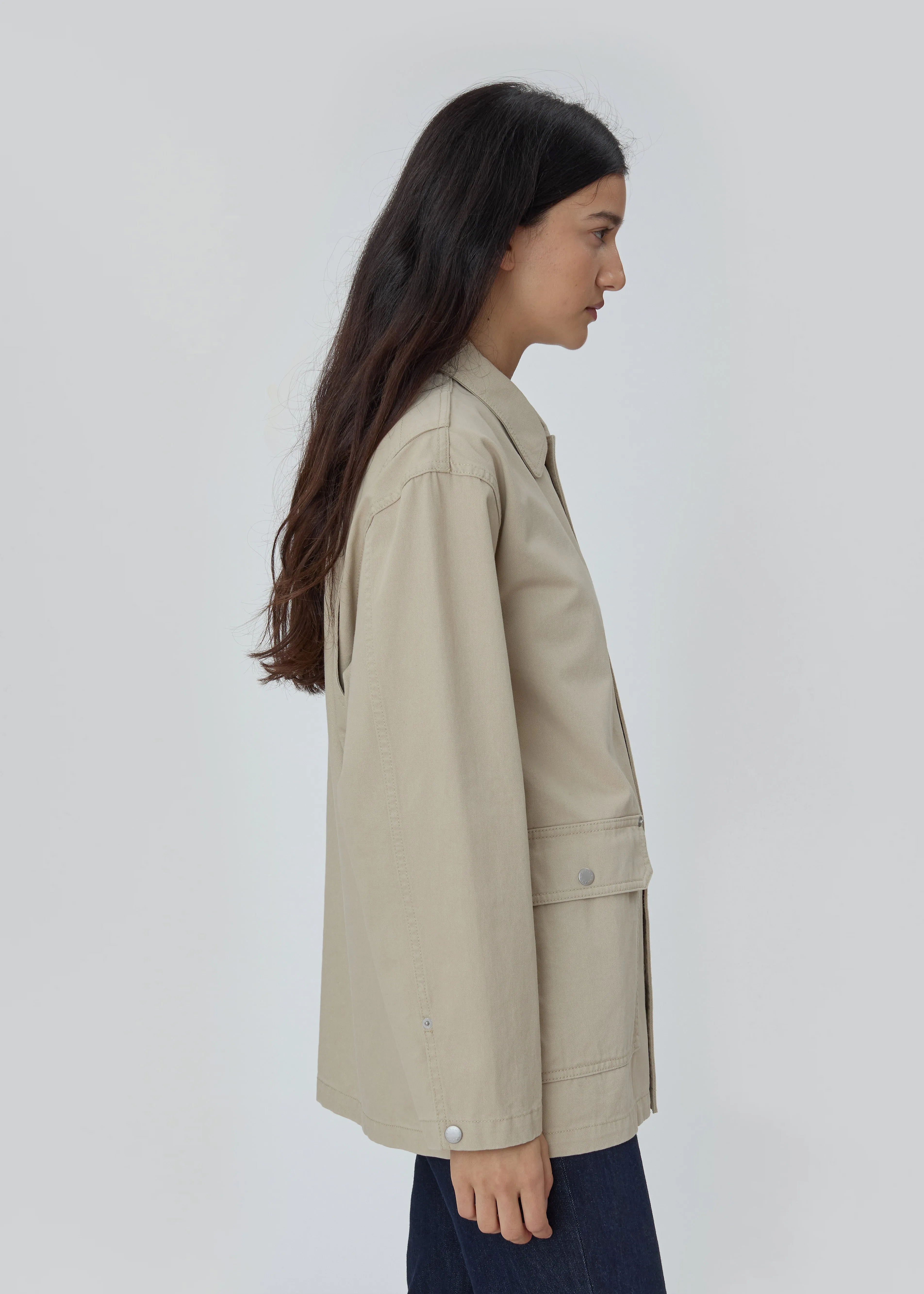 Barn Jacket in Khaki sold by Still Here product image thumbnail 3