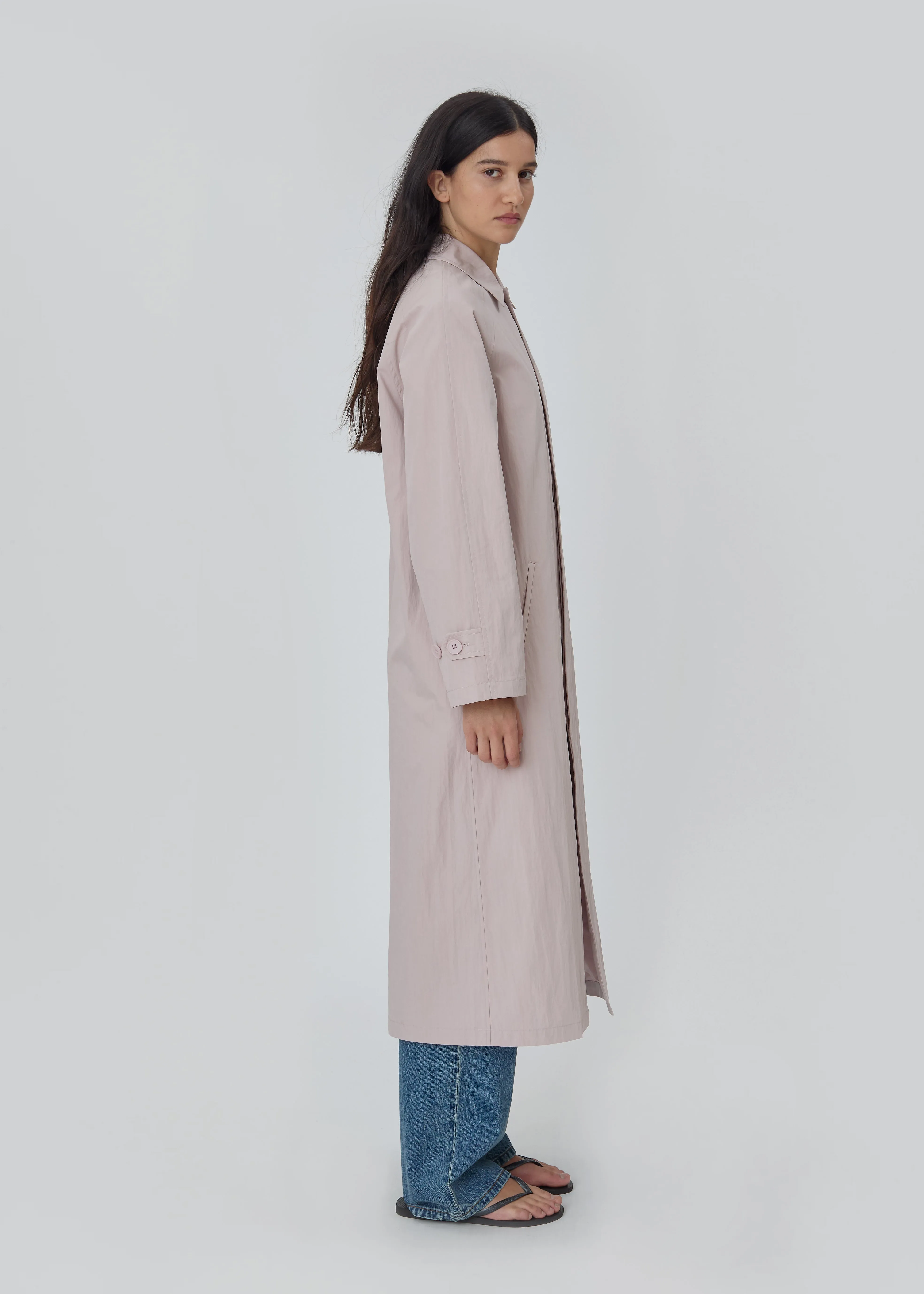 Nylon Trench in Pink sold by Still Here product image thumbnail 4