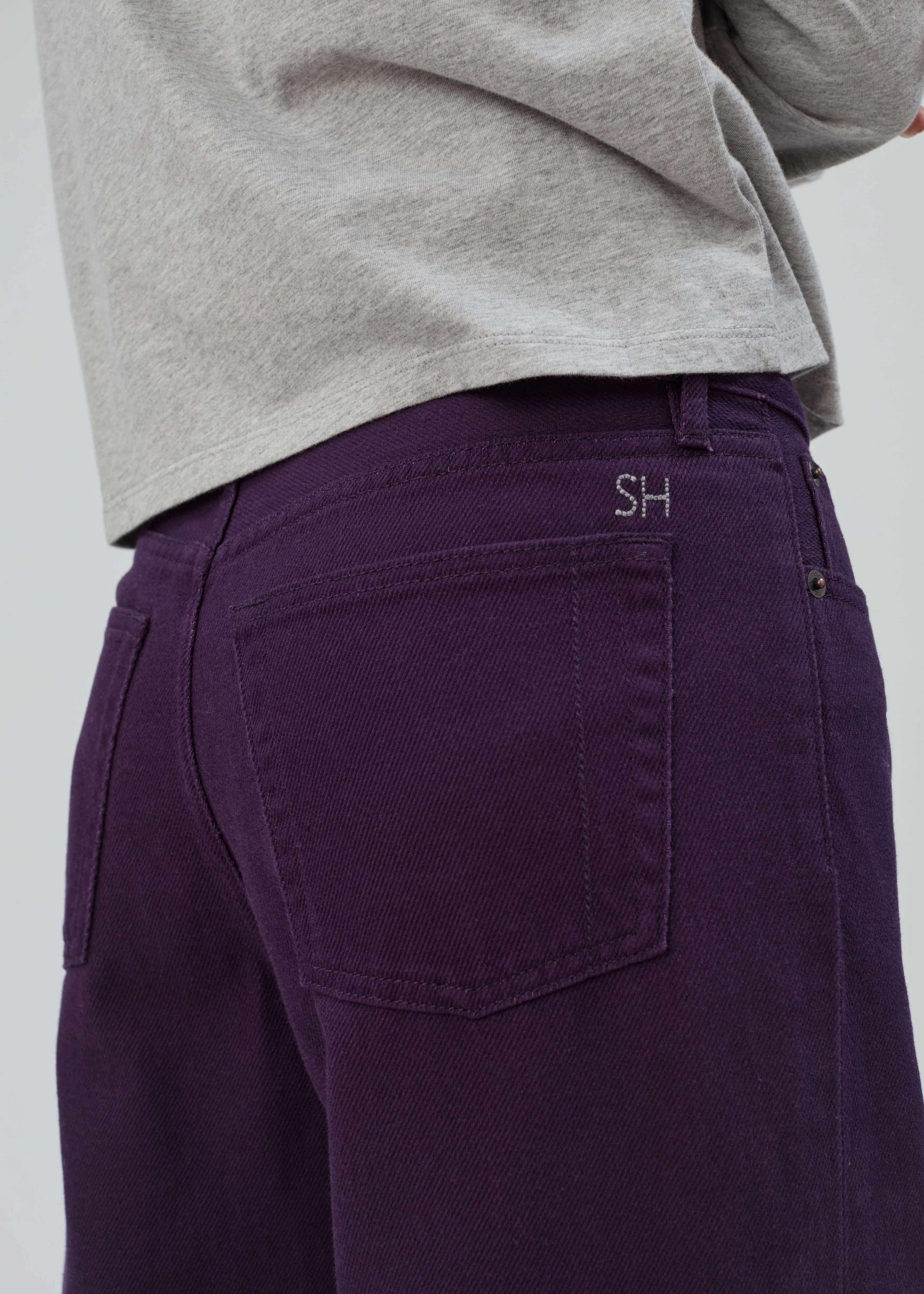 Everyday Jean in Purple sold by Still Here product image thumbnail 4