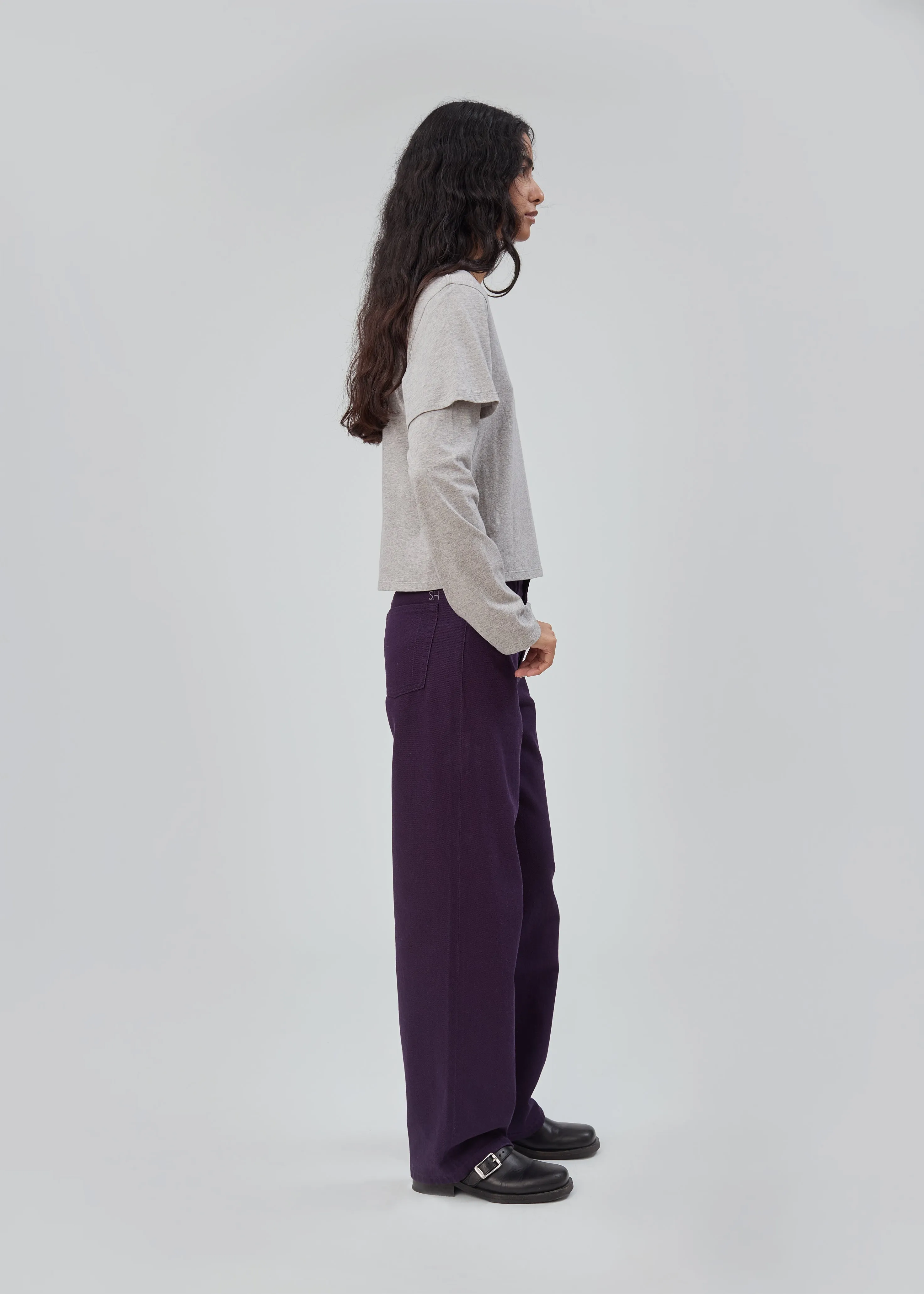 Everyday Jean in Purple sold by Still Here product image thumbnail 2