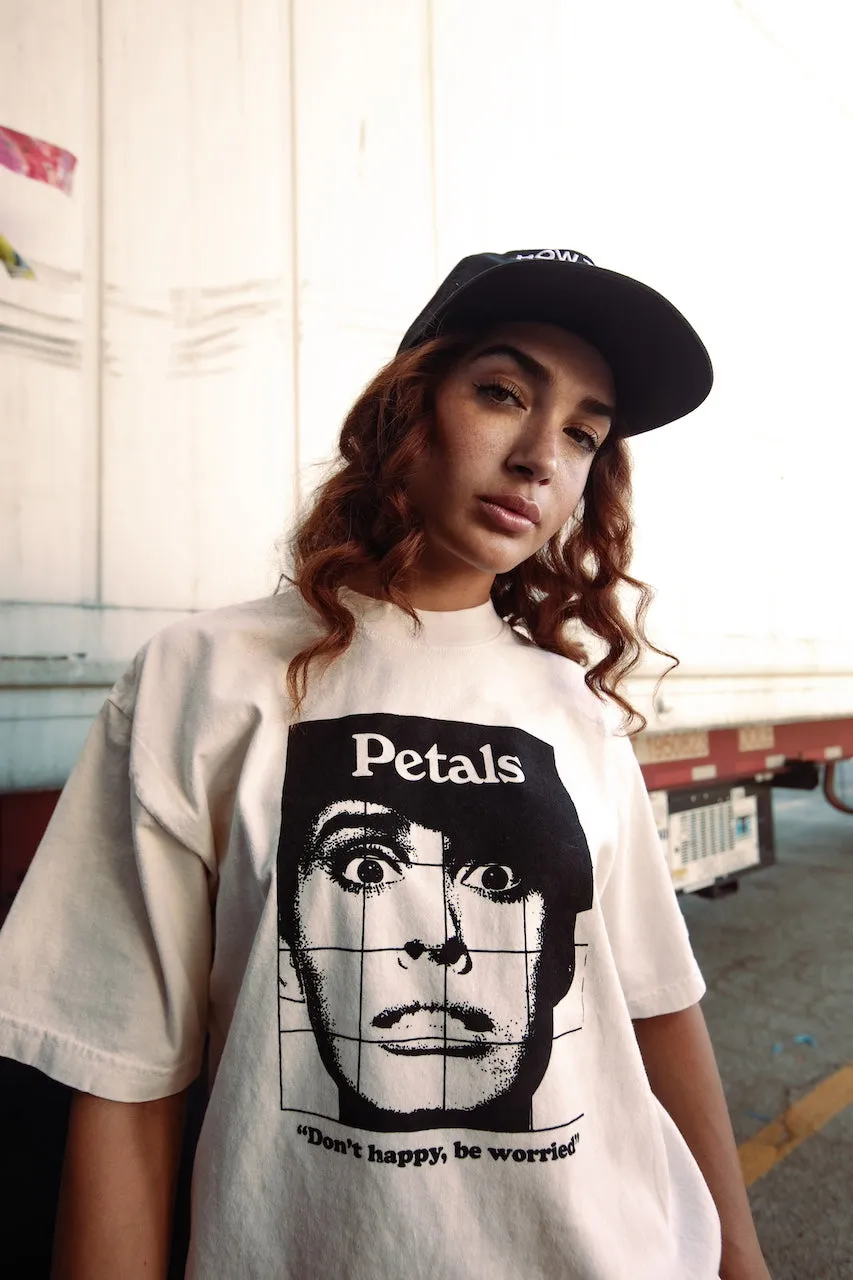 Don't Happy, Be Worried Tee sold by Petals and Peacocks product image thumbnail 4