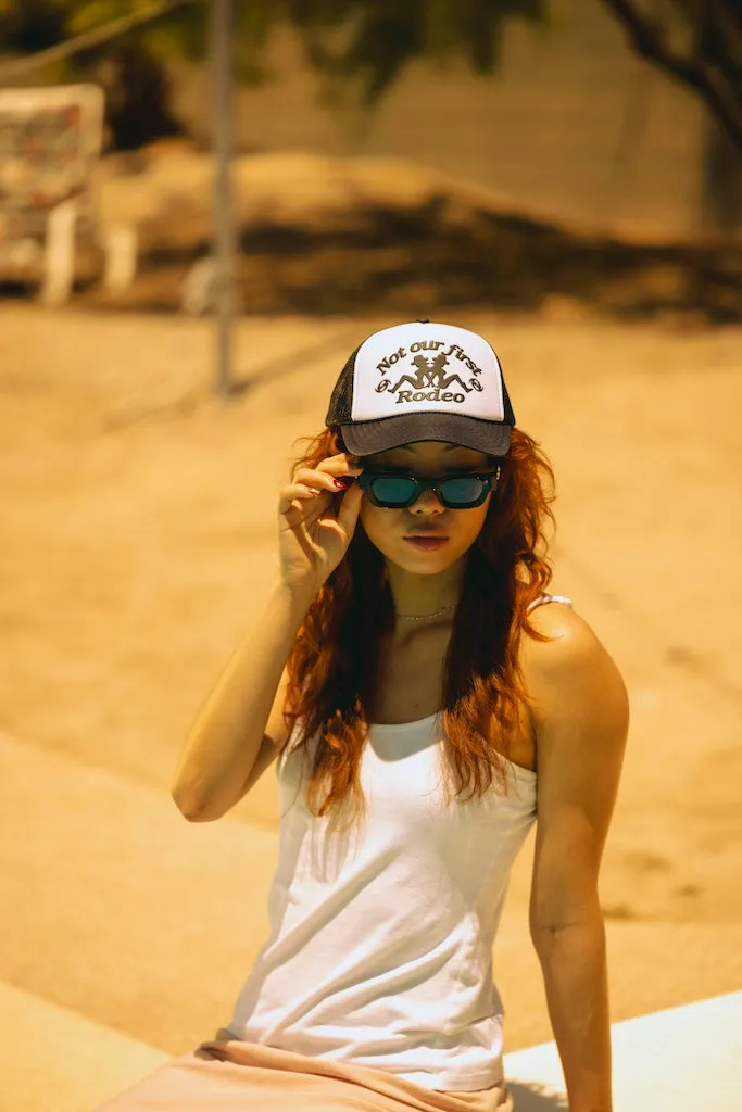 First Rodeo Trucker Hat sold by Petals and Peacocks product image thumbnail 4