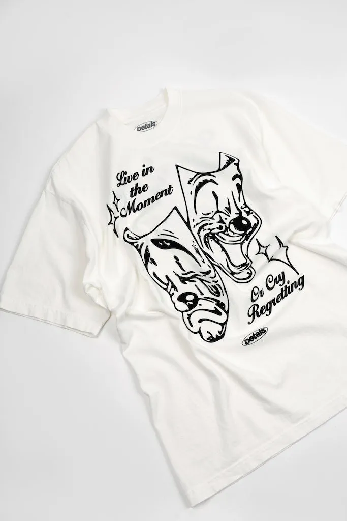 Enjoy Life Tee in Off-White sold by Petals and Peacocks product image thumbnail 3