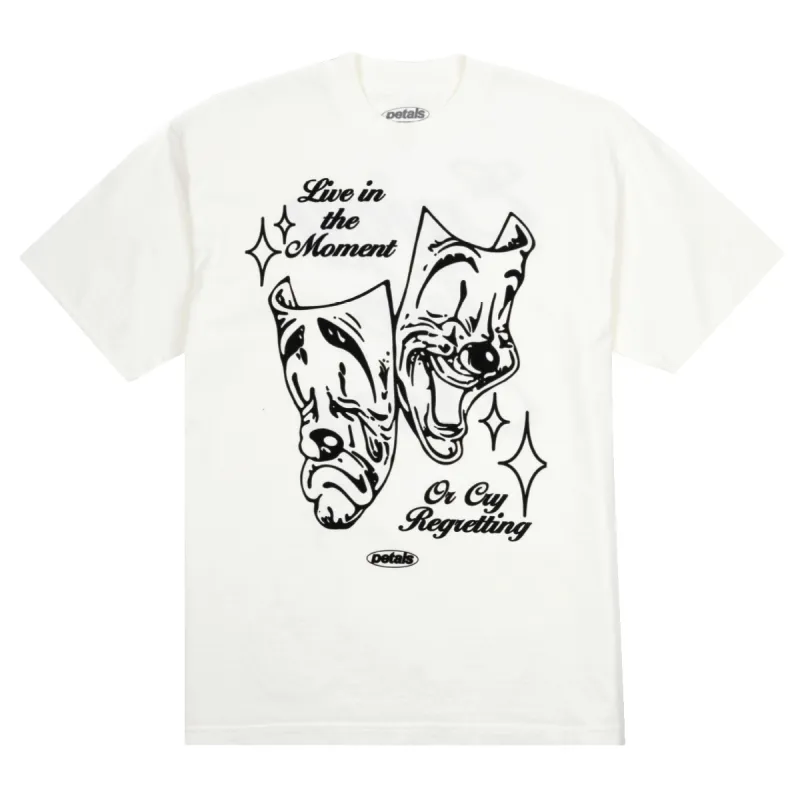 Enjoy Life Tee in Off-White sold by Petals and Peacocks