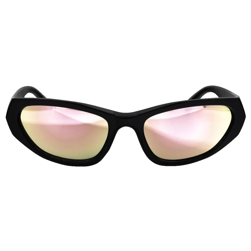 Alpha Sunglasses in Black sold by Petals and Peacocks