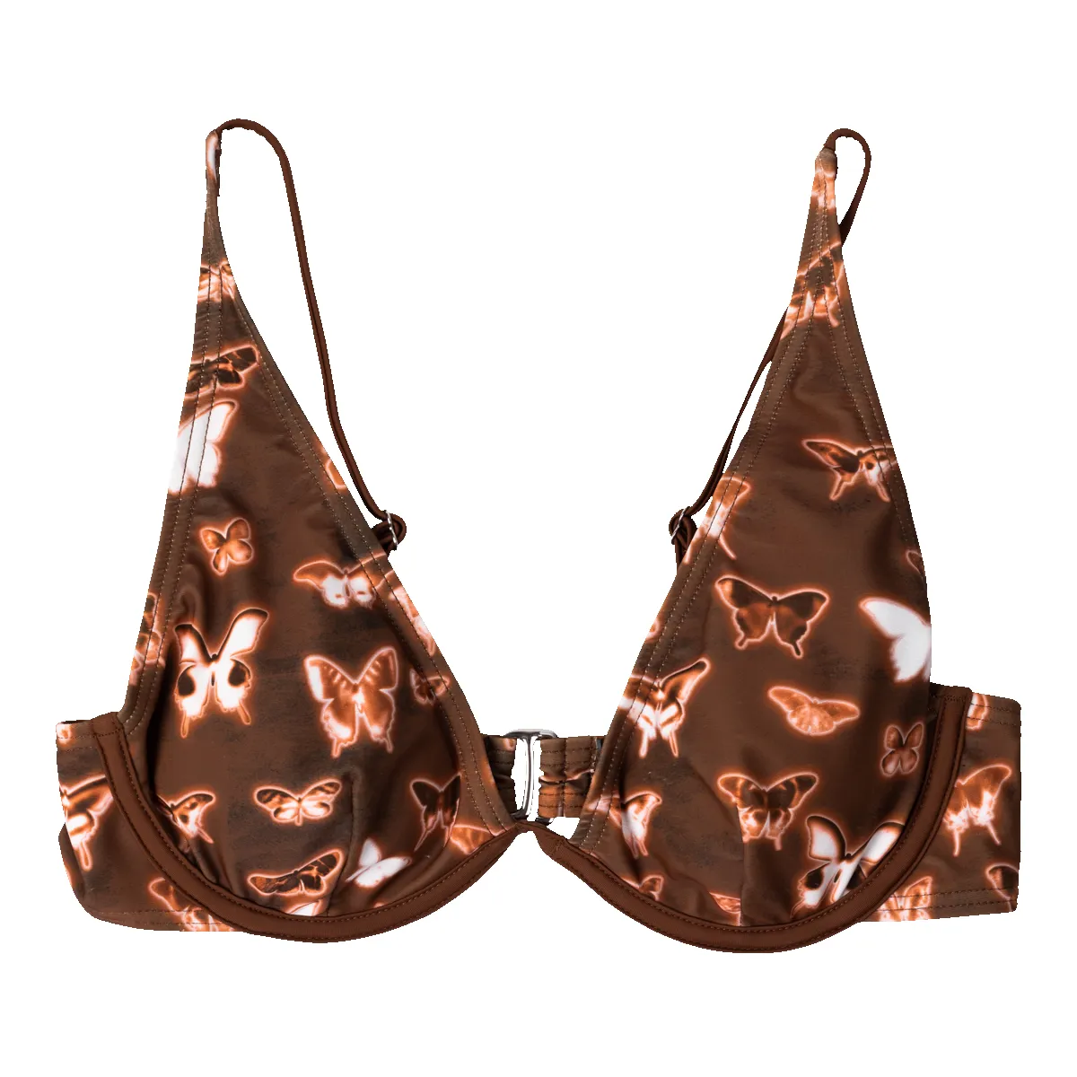 Inverted Butterfly Bikini Top sold by Petals and Peacocks