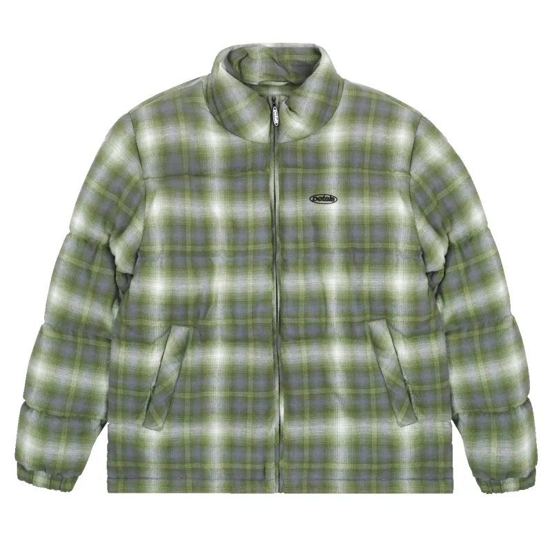 Green Haze Puffer Jacket sold by Petals and Peacocks