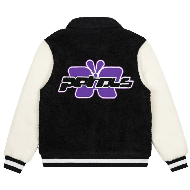 Butterfly Sherpa Varsity Jacket sold by Petals and Peacocks