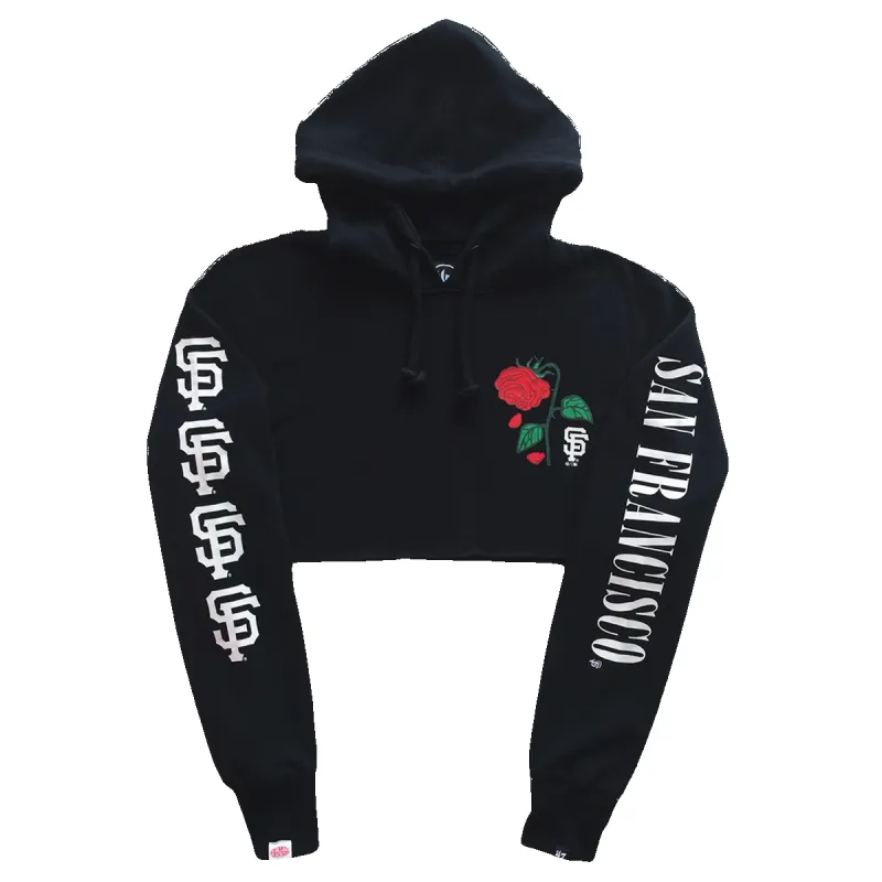 Petals x ’47: San Francisco Giants Crop Hoodie (Medium) sold by Petals and Peacocks