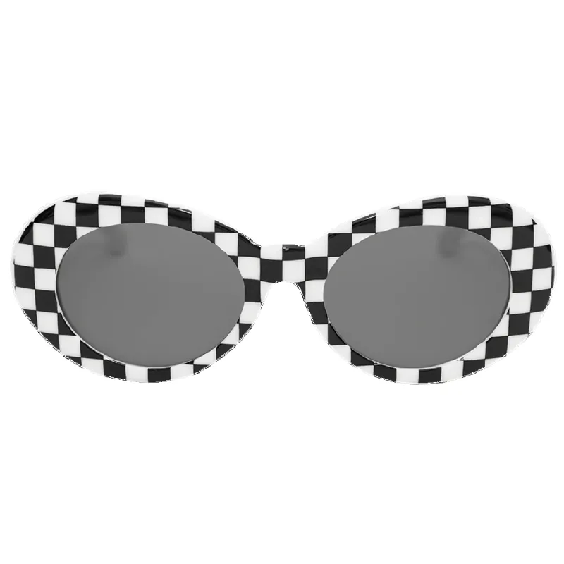 Nevermind Sunglasses in Race Flag sold by Petals and Peacocks