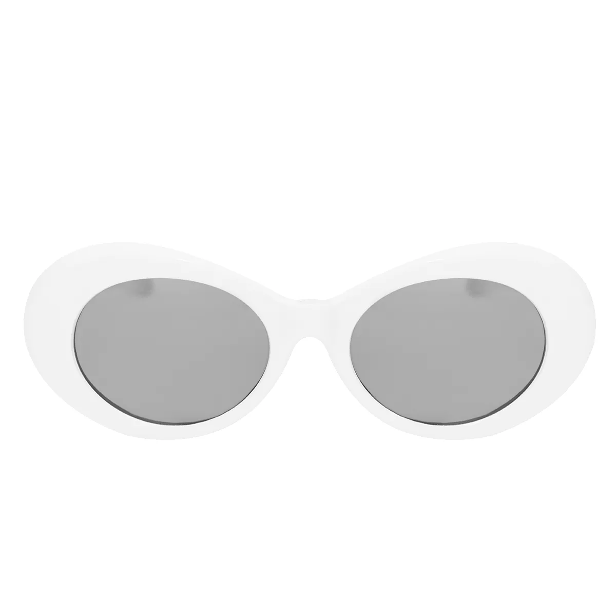 Nevermind Sunglasses in White sold by Petals and Peacocks