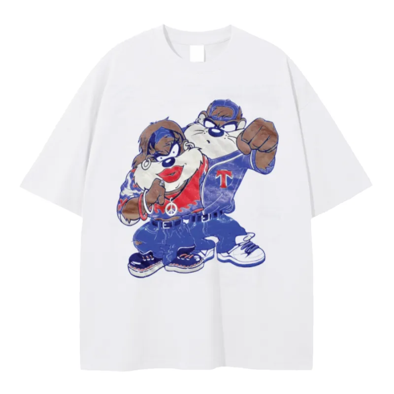 Bootleg Taz + Taz Poetic Justice Tee sold by Petals and Peacocks